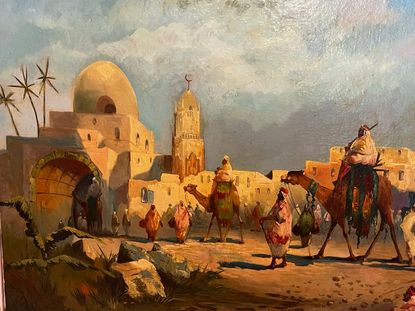 Vintage Orientalist Painting - 2