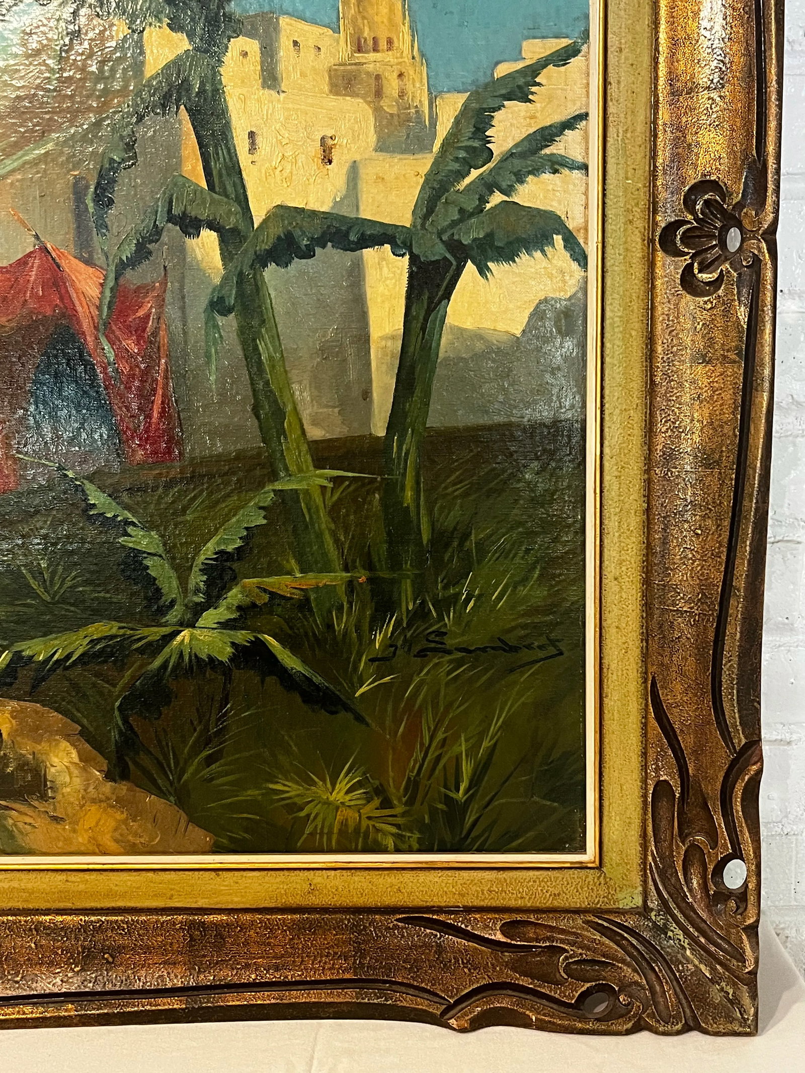 Vintage Orientalist Painting - 6