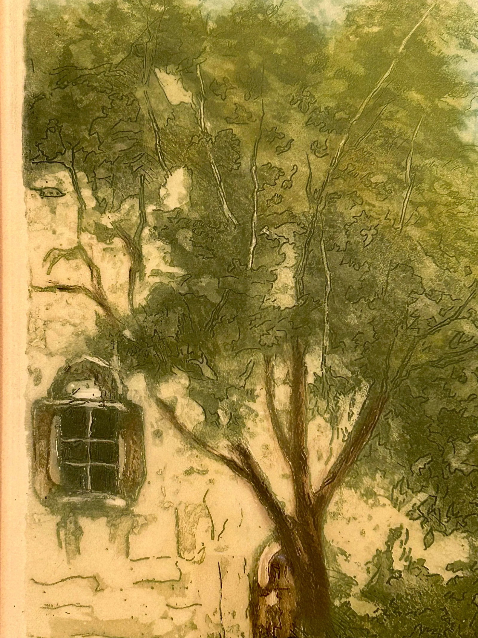 French Hand Colored Limited Edition Etching by Barlangue, Venice Crossing the Canal, Signed - 6