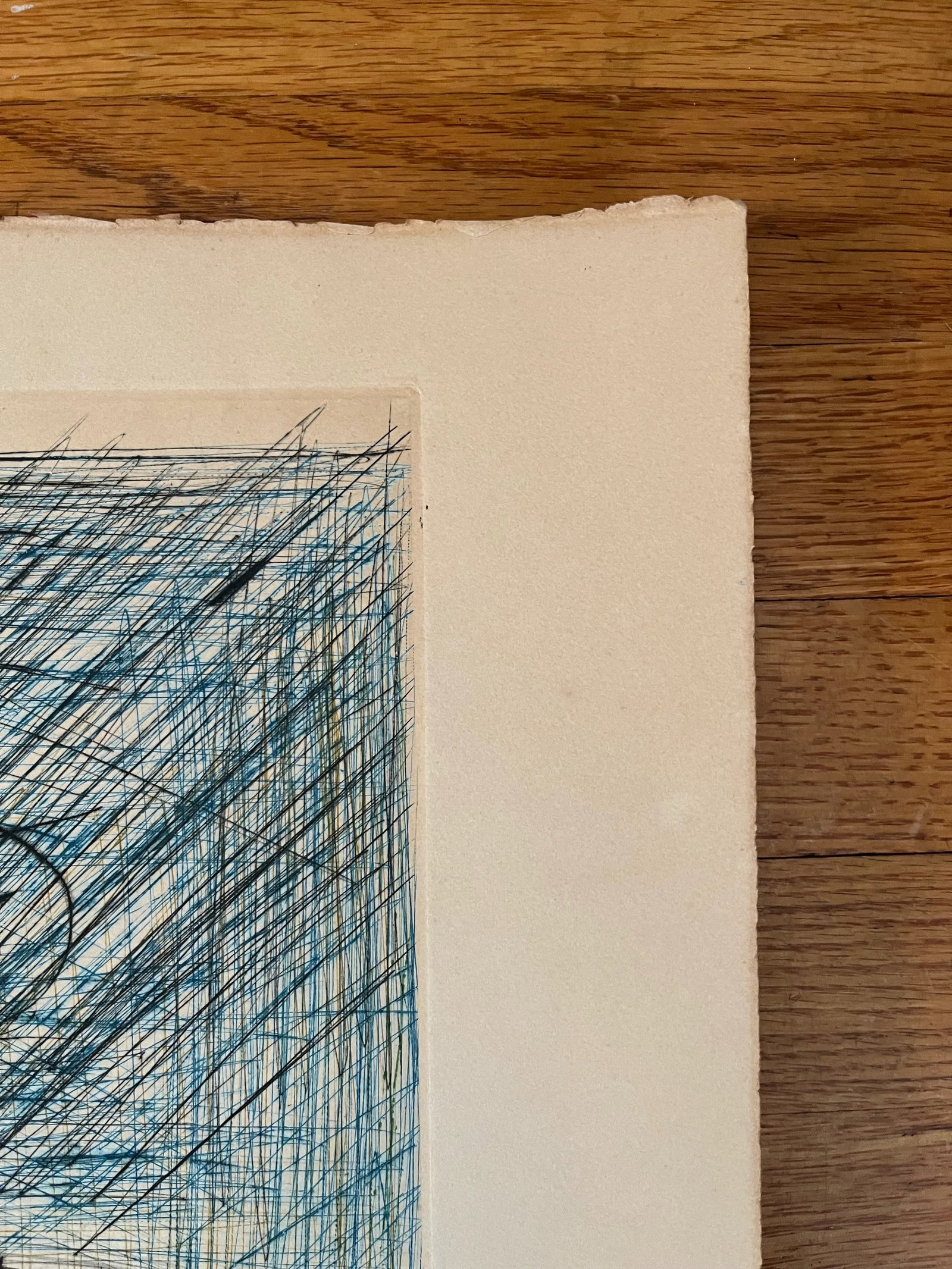 1960s Bernard Buffet Hand Signed Drypoint Etching, Plage De La Mare - 5