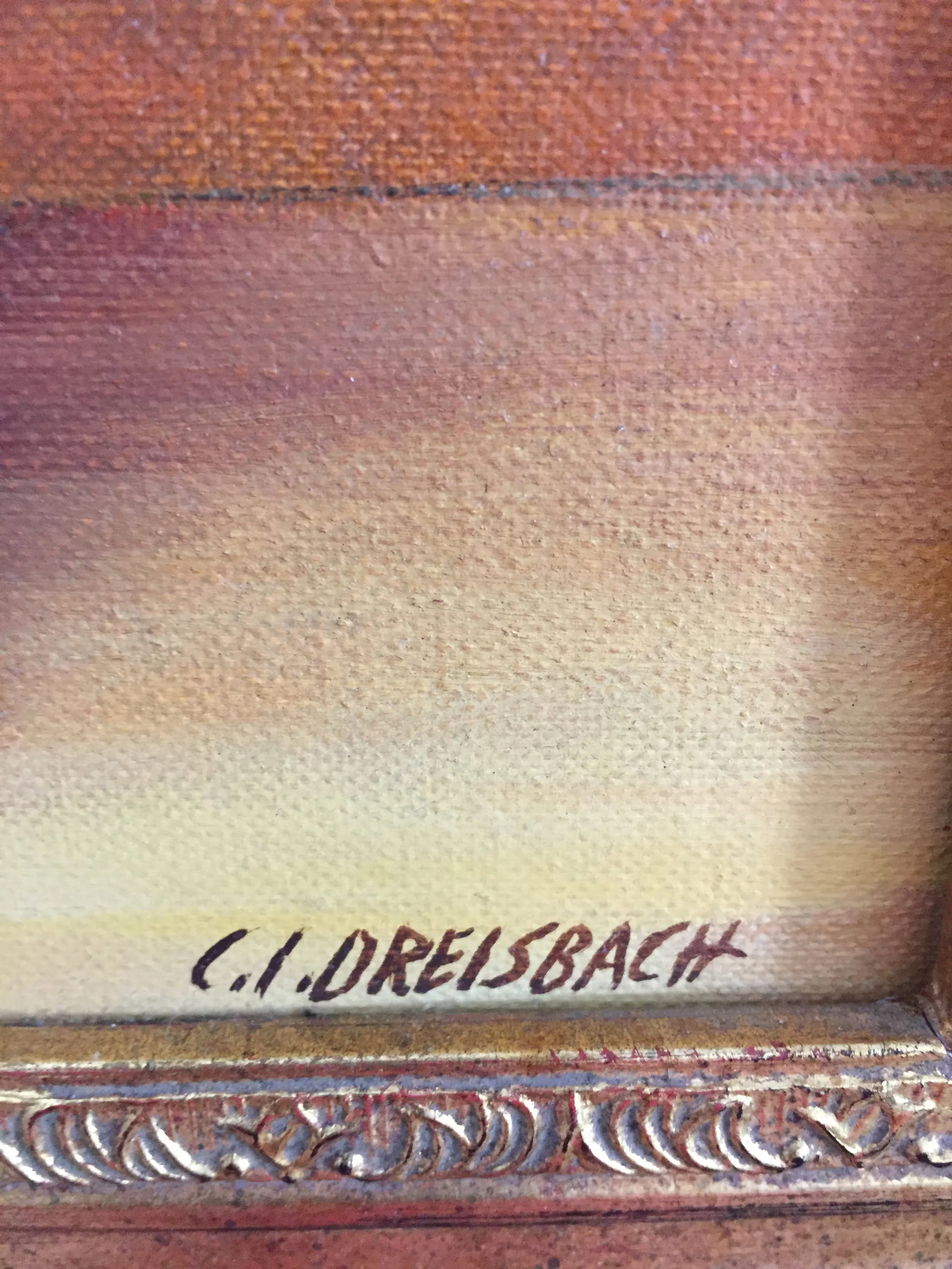 Clarence I. Dreisbach "Yellow Daisies" Oil on Board Painting Signed - 4