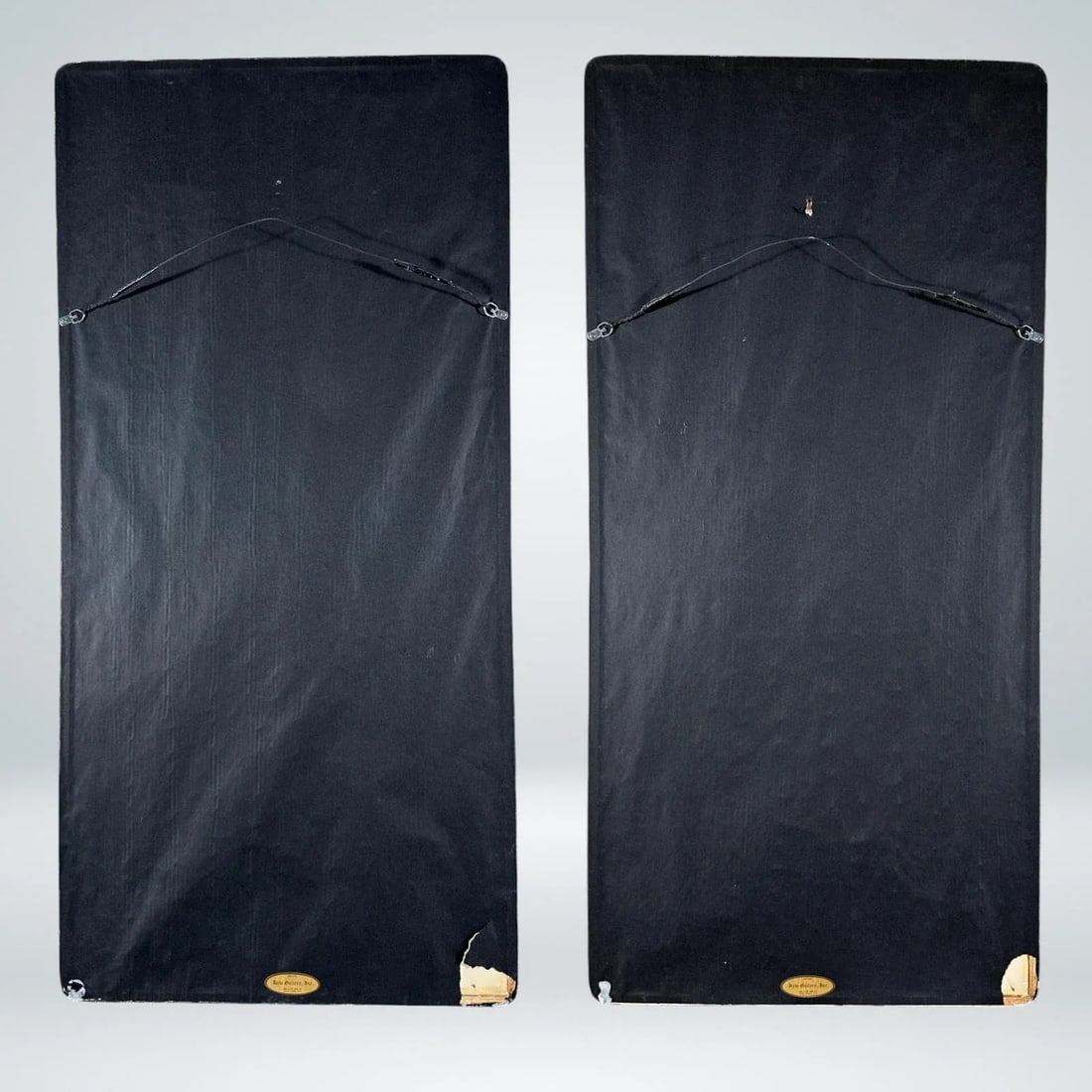 Pair of Signed Chinese Tiger Scroll Paintings, Ink on Silk, Ca. 1960 - 11