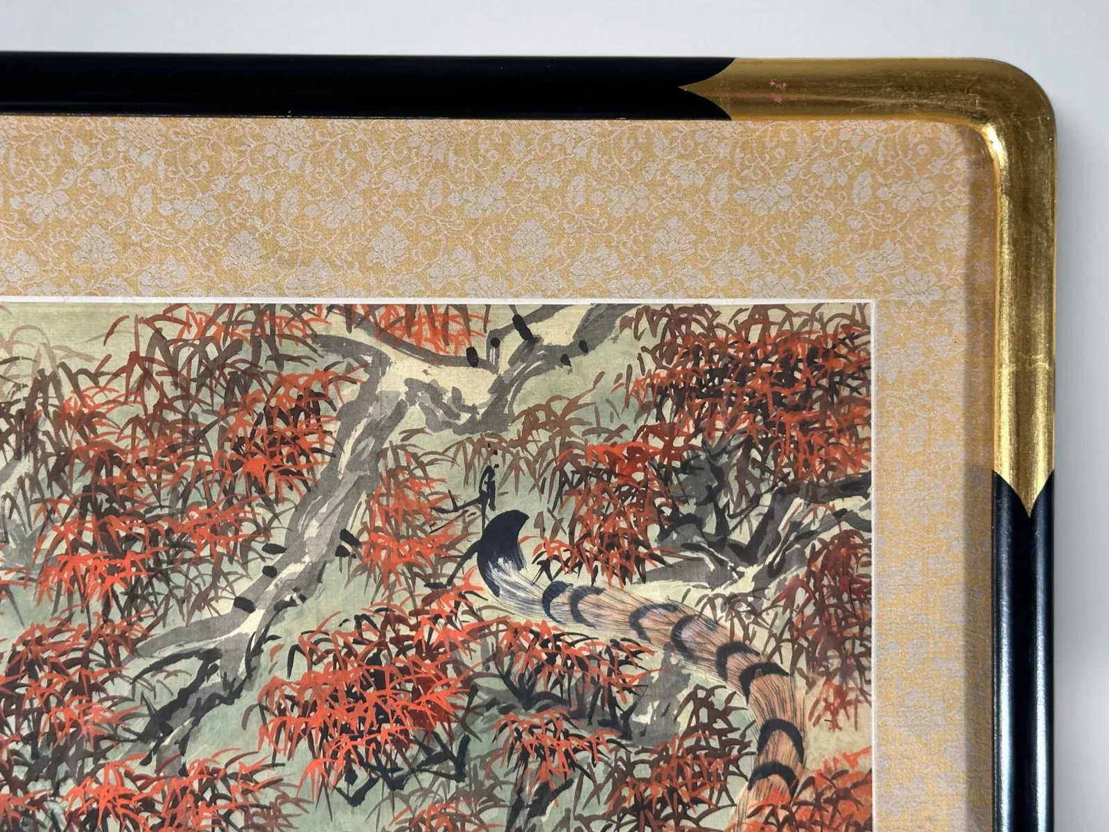 Pair of Signed Chinese Tiger Scroll Paintings, Ink on Silk, Ca. 1960 - 8