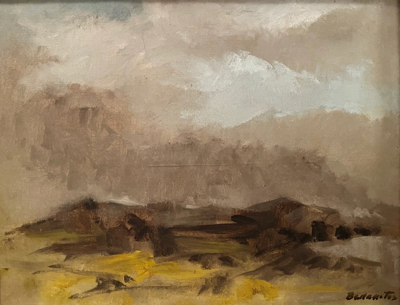 1980 Original Landscape-Custom Framed-Signed-Baranet - 3
