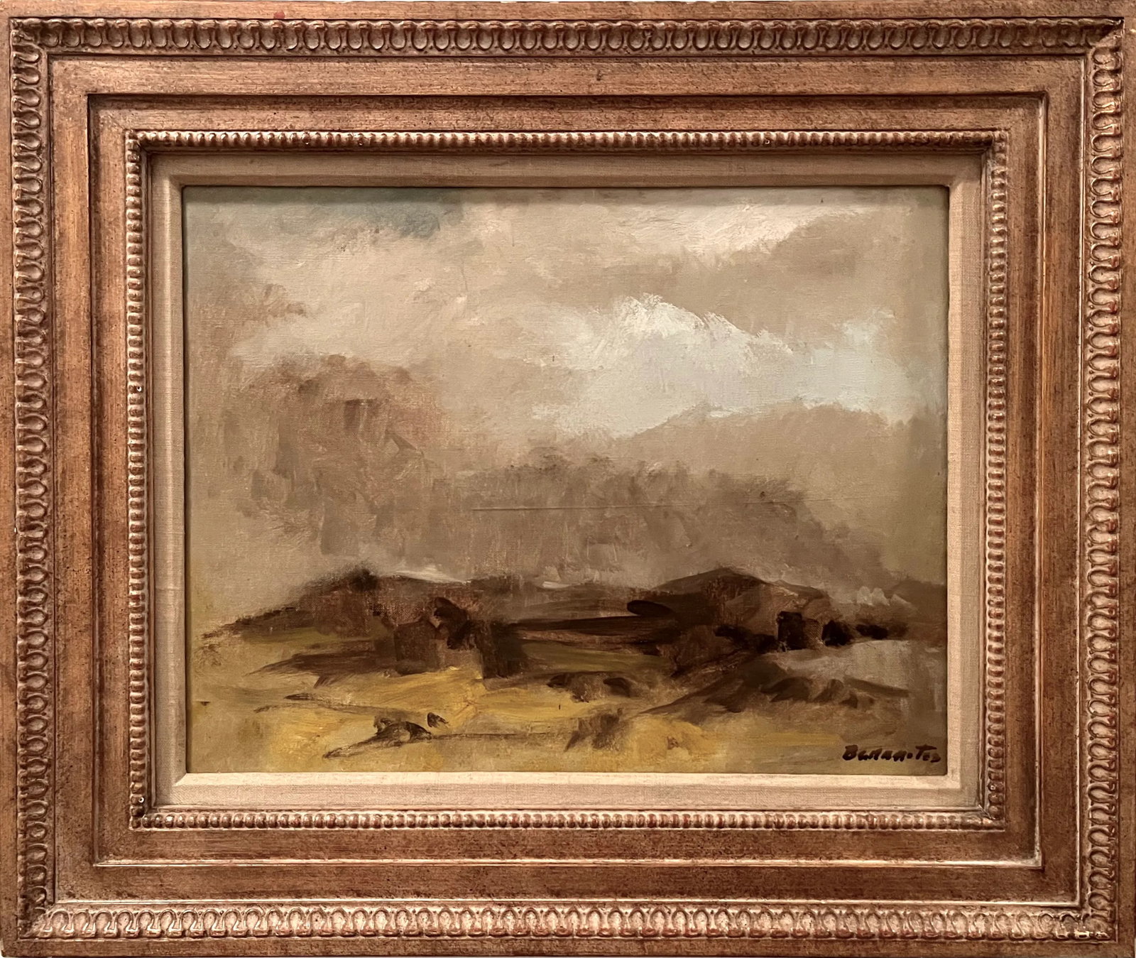 1980 Original Landscape-Custom Framed-Signed-Baranet - 7