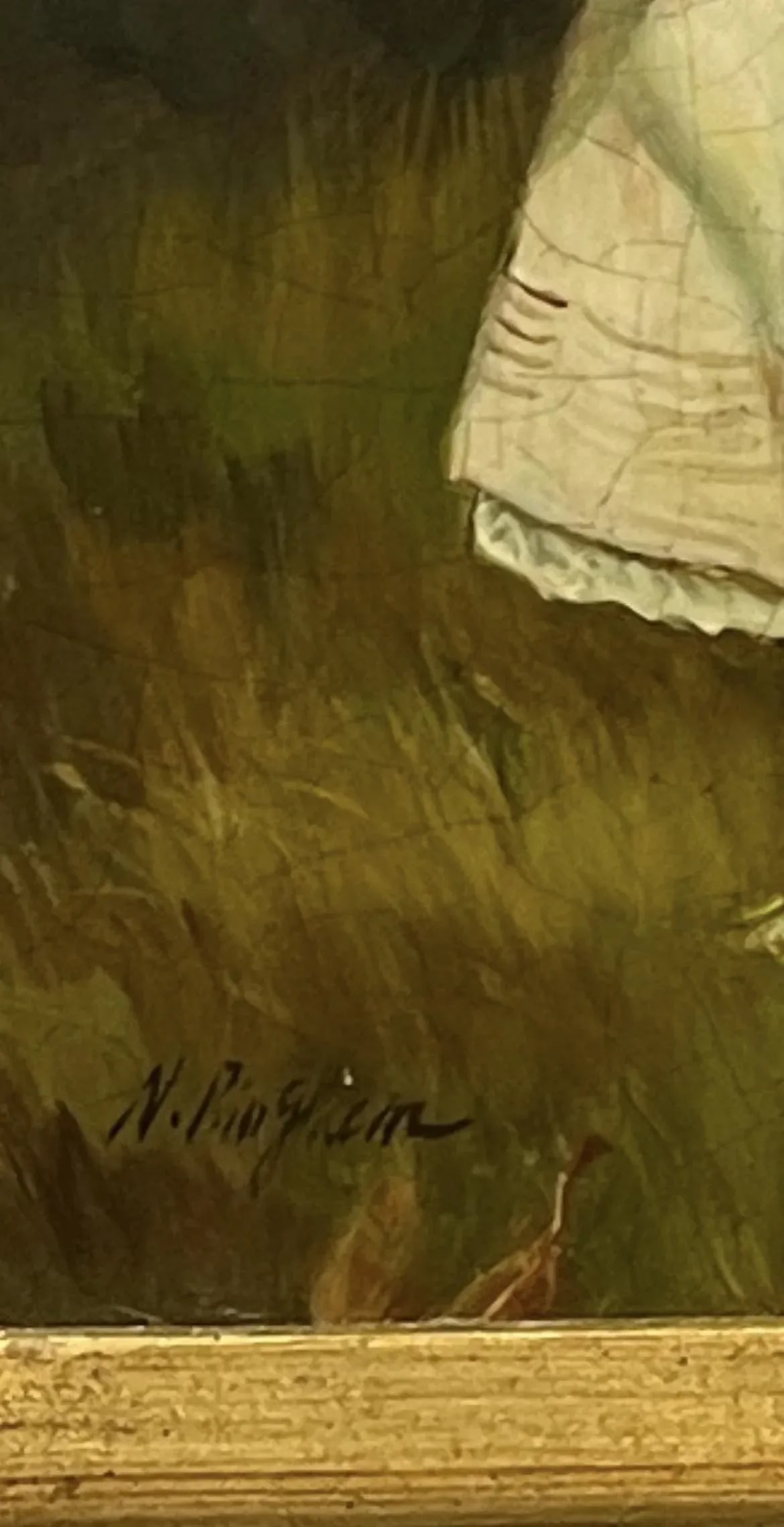 Signed Oil on Panel by N. Henry Bingham - 7