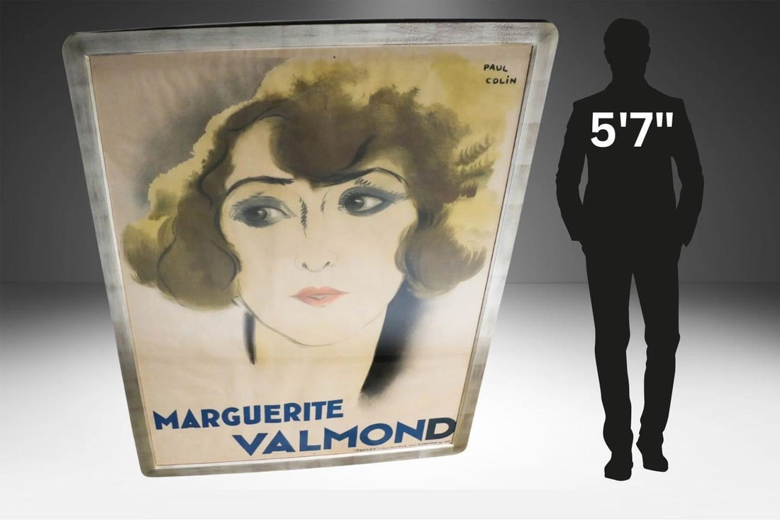 Original French Art Deco Period Poster by Paul Colin 1928 - 2