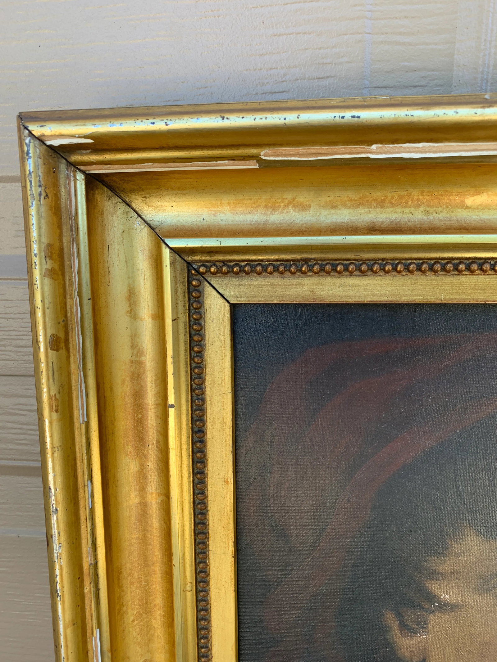 Early 20th Century Italian Portrait of a Boy in Giltwood Frame - 6