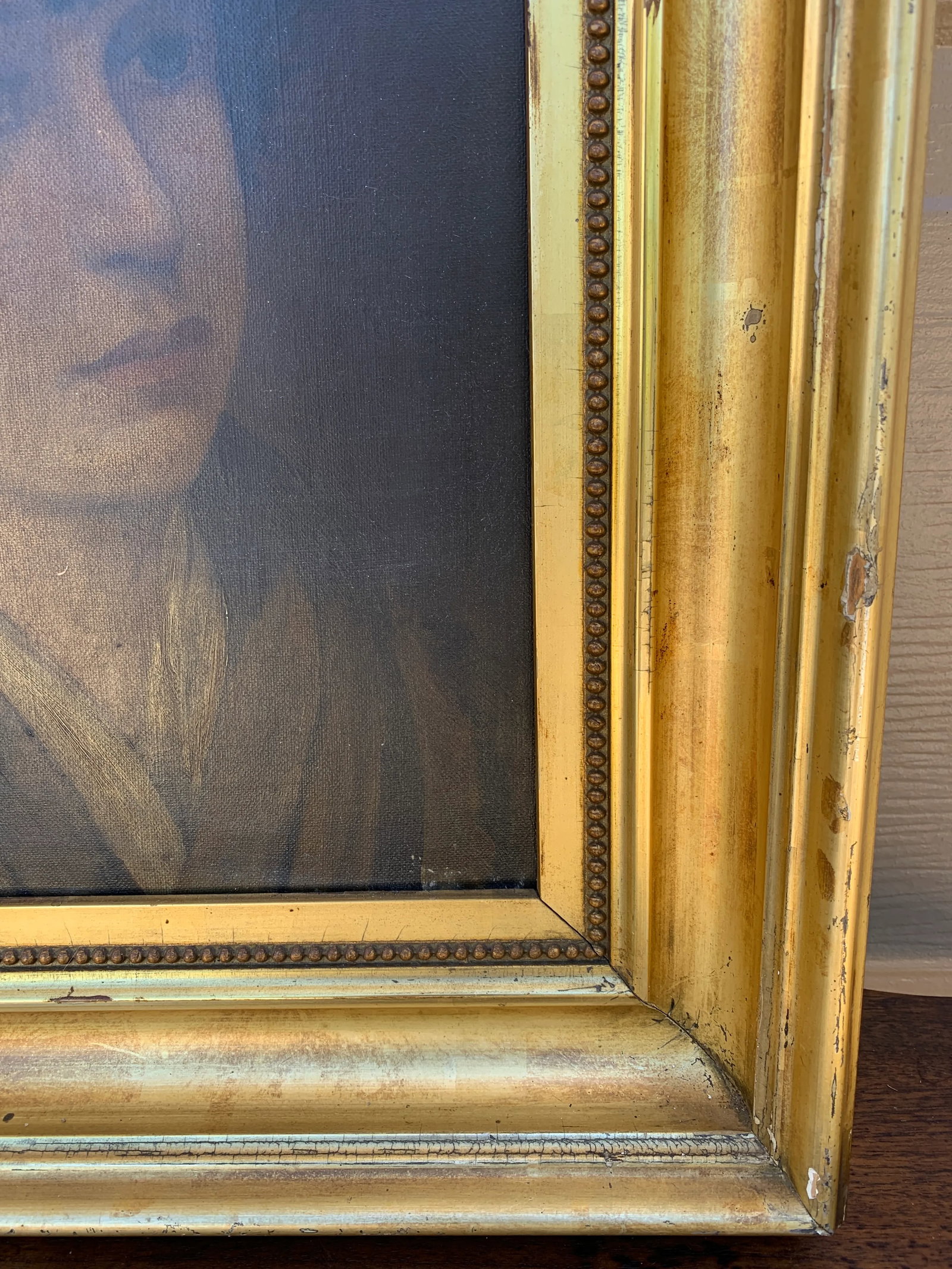 Early 20th Century Italian Portrait of a Boy in Giltwood Frame - 9