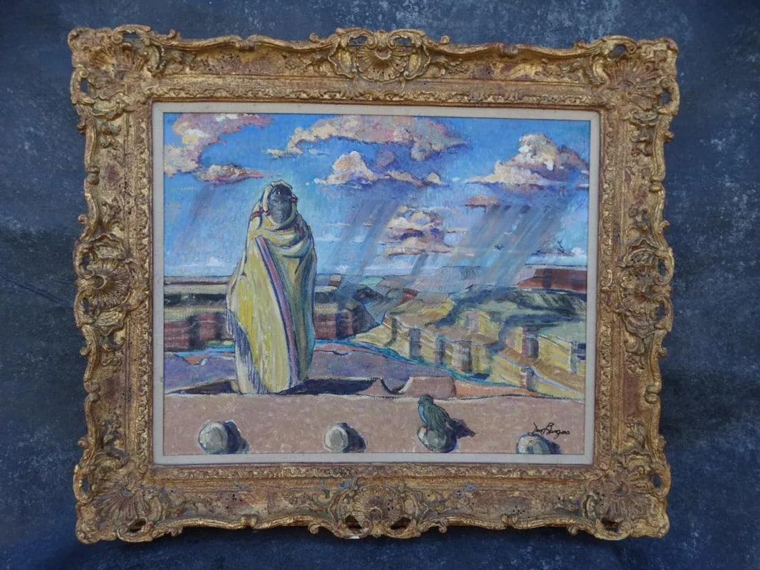 Don Burgess "Passenger of the Storm" Oil Painting on Canvas, 1985 - 2