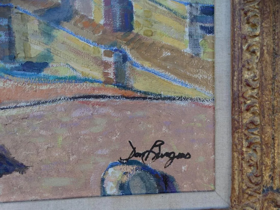Don Burgess "Passenger of the Storm" Oil Painting on Canvas, 1985 - 4