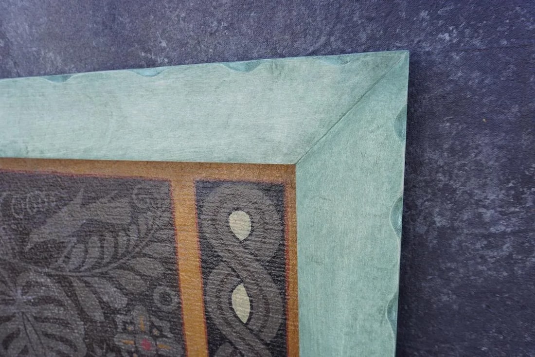 Francisco Cornejo - Painted Panel W Custom Frame C 1920 - 10