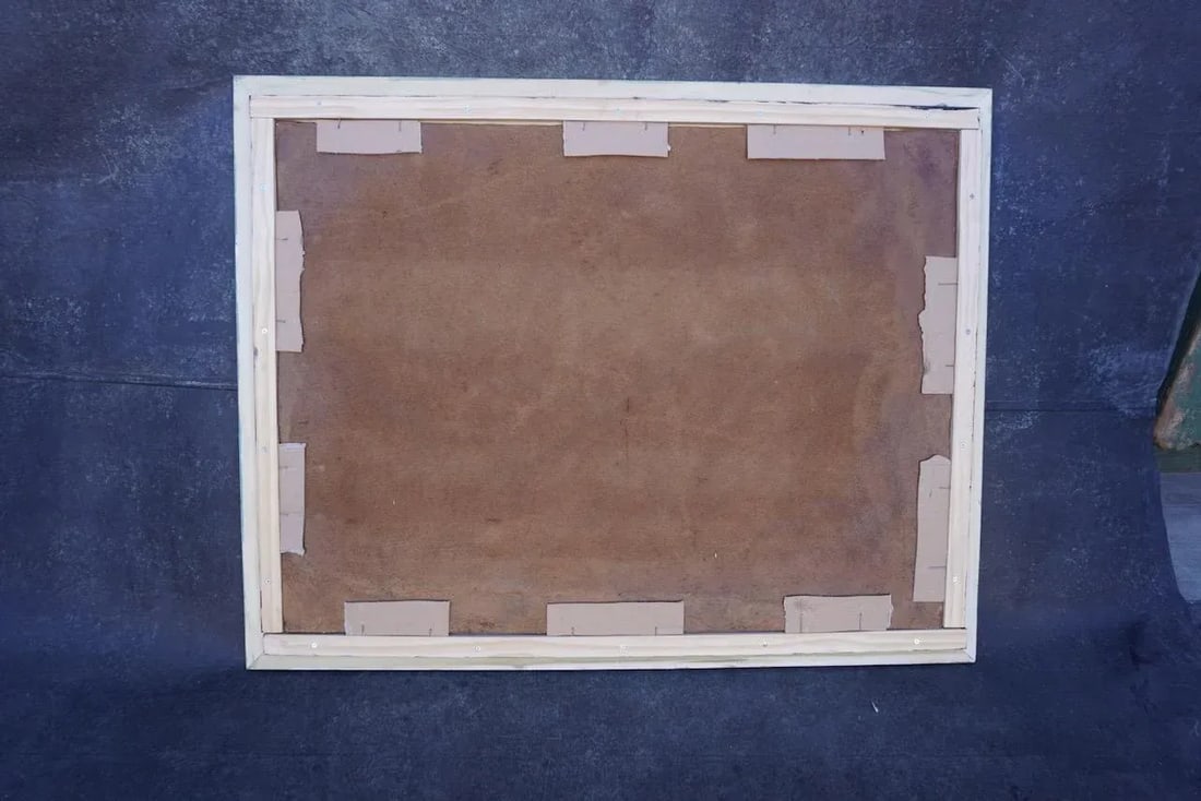 Francisco Cornejo - Painted Panel W Custom Frame C 1920 - 7