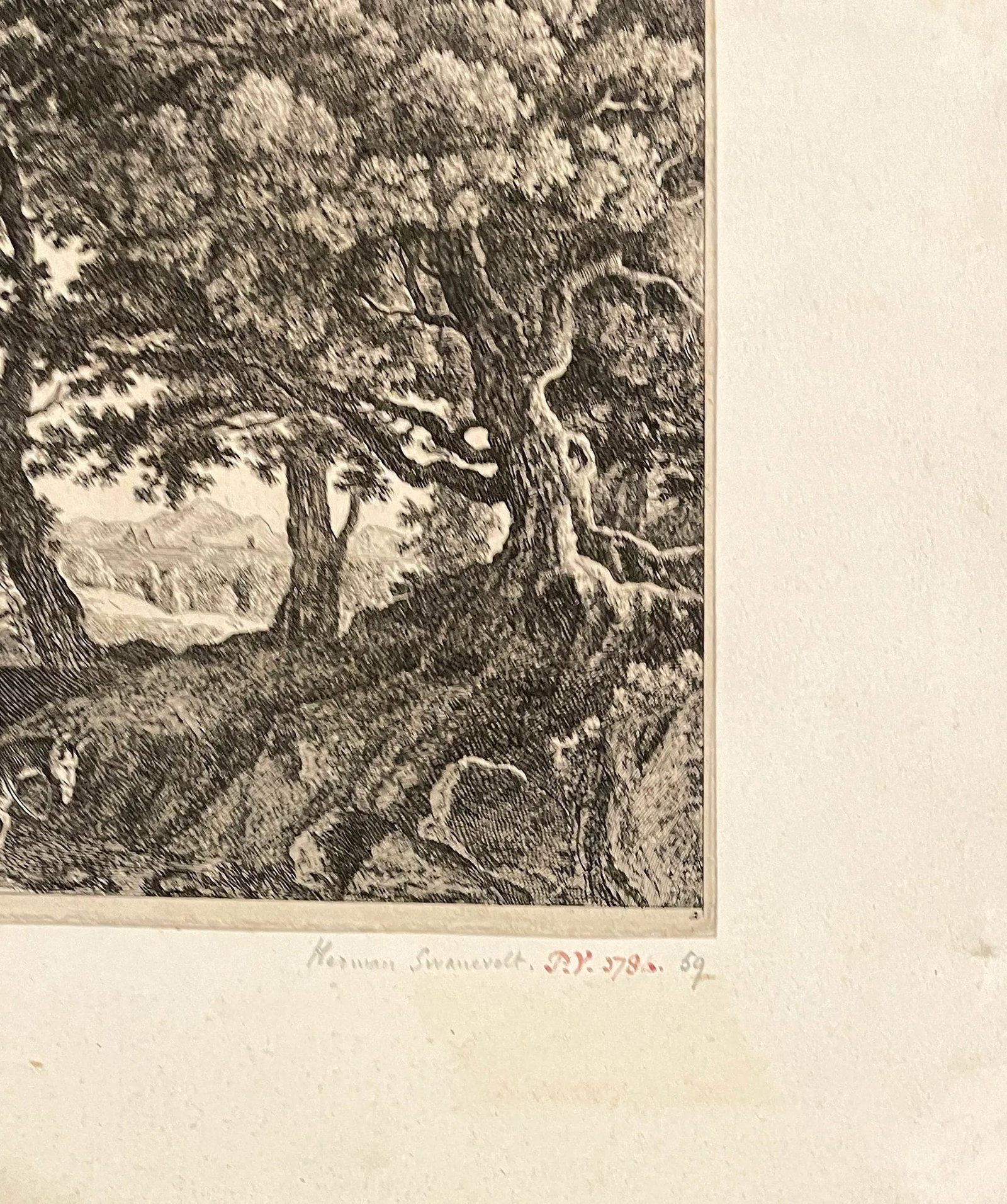 17th Century Herman Van Swanevelt Holy Family Etching - 3