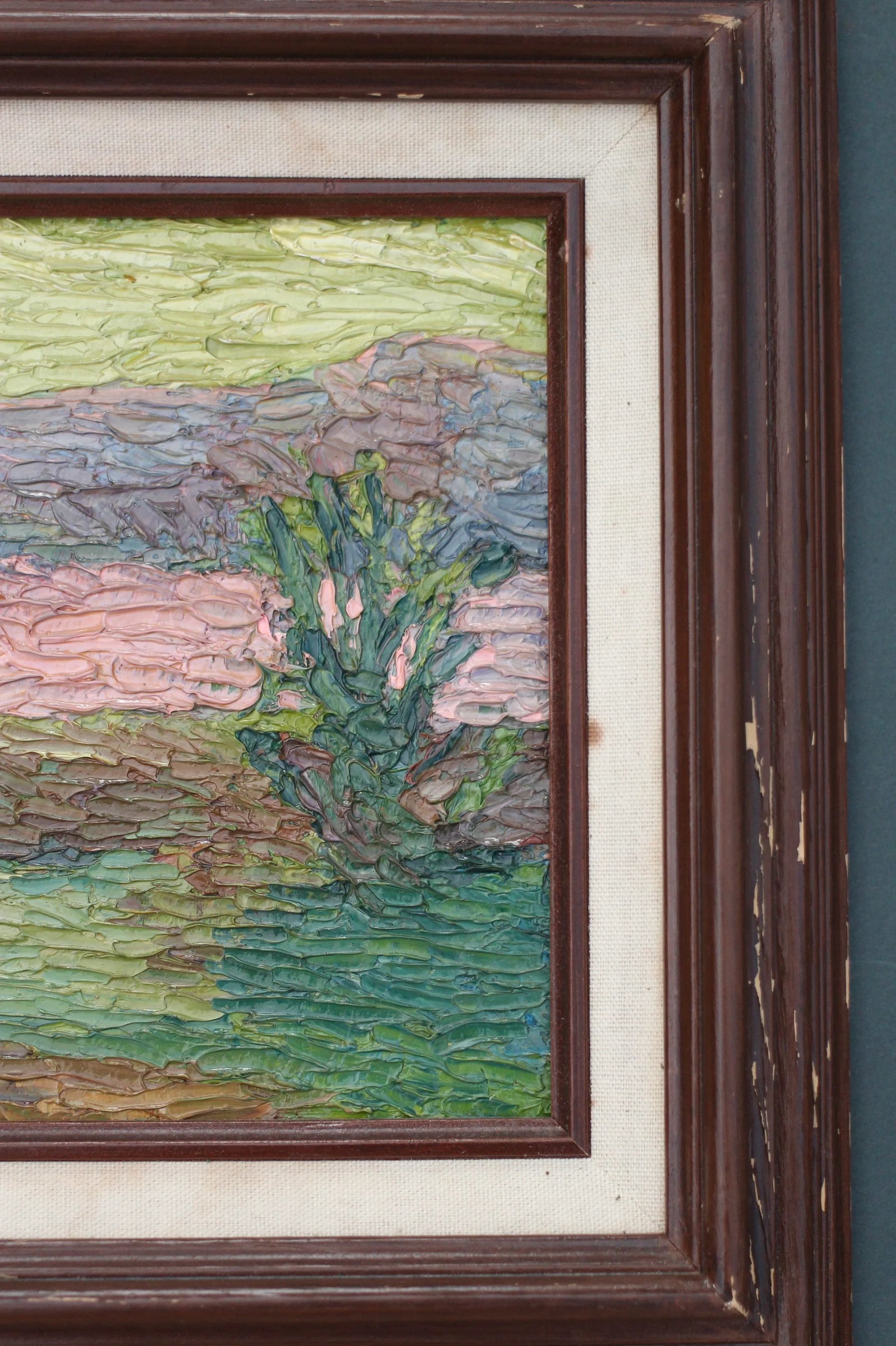 Framed Impasto or Impressionist Landscape Painting by Griesmeyer - 5