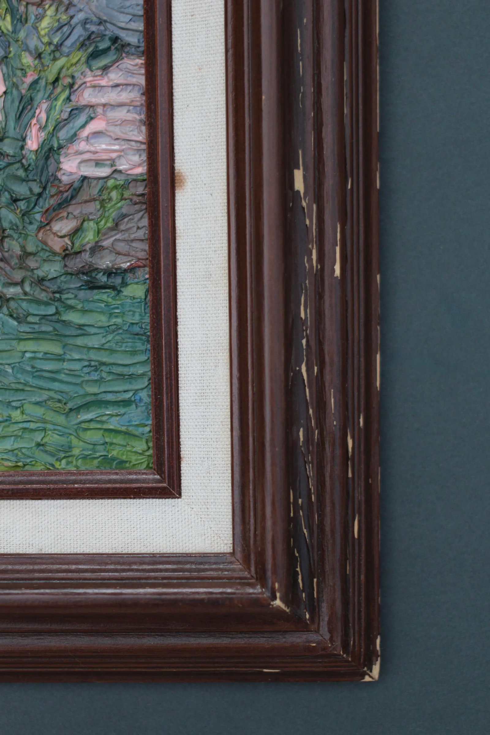 Framed Impasto or Impressionist Landscape Painting by Griesmeyer - 9