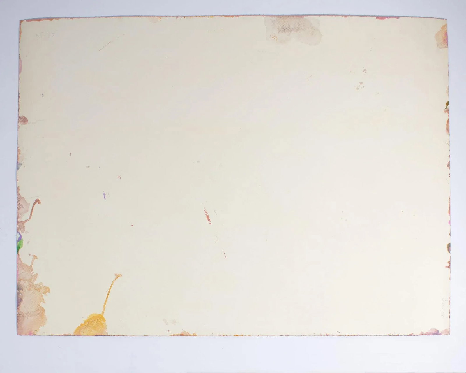 1980s Abstract Acrylic on Paper Landscape Painting by Harry Hilson - 5