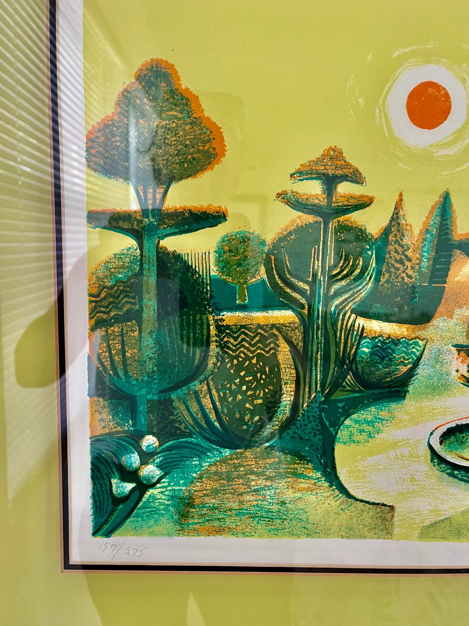 Richard Slater's "Enchanted Garden" Pencil Signed Color Lithogragh 157/275 - 5