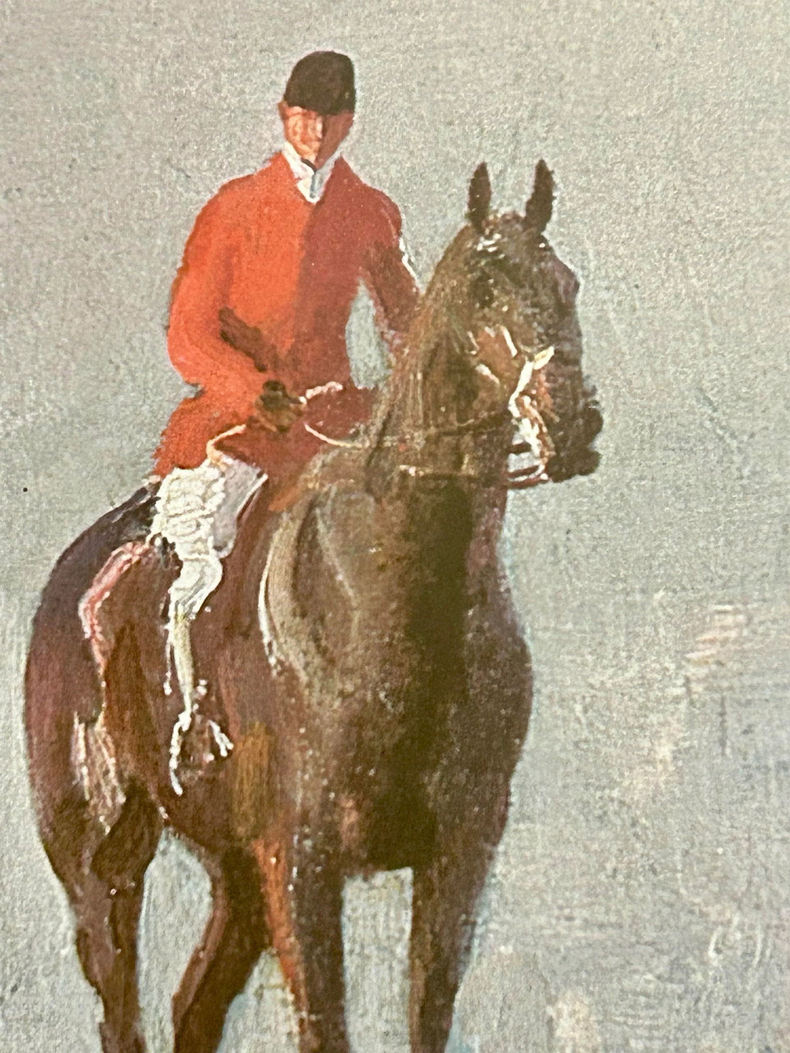 English Fox Hunting Scene Framed Art - 5