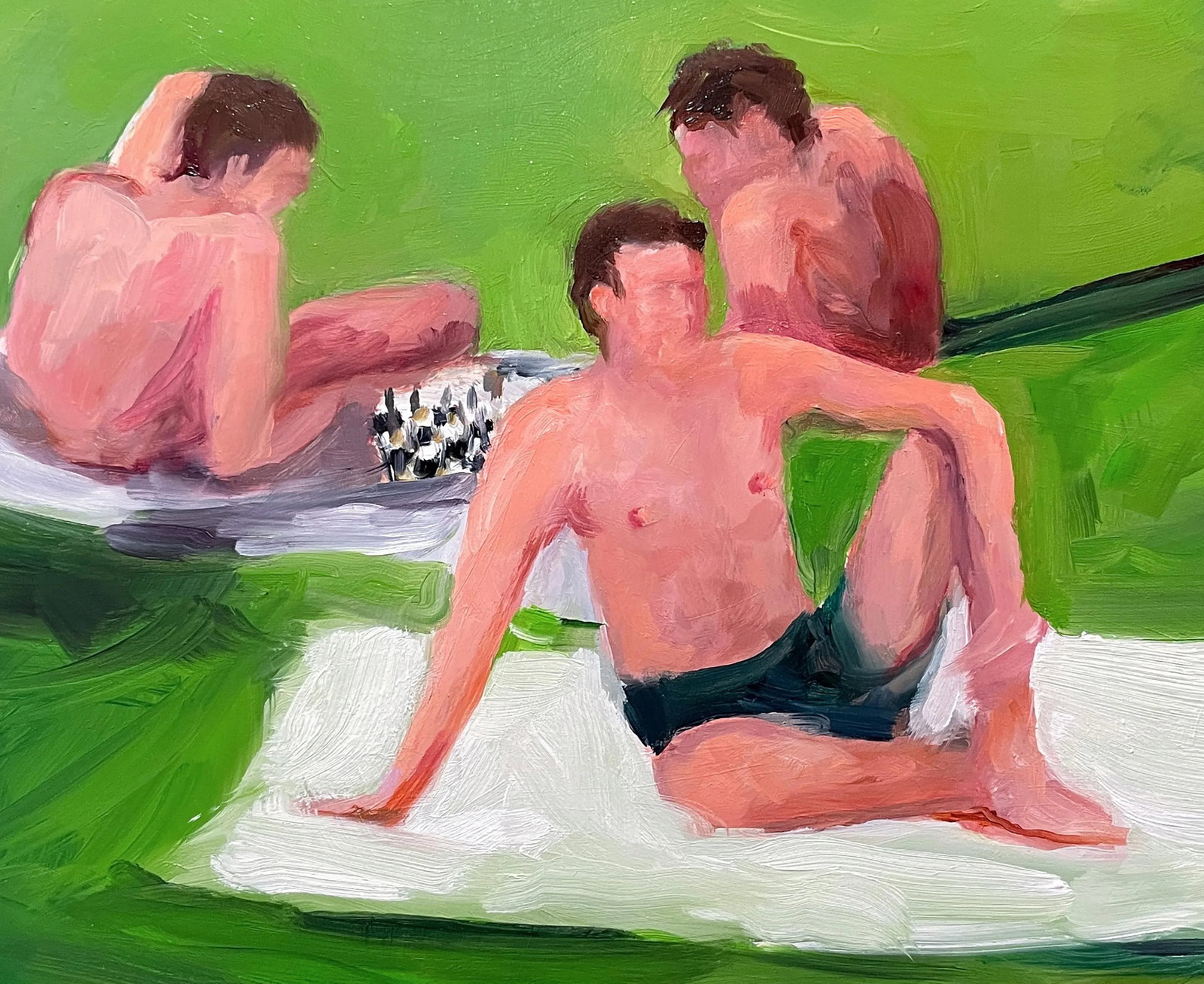 On Sunday During the Summer by Kory Alexander, Contemporary Painting - 4