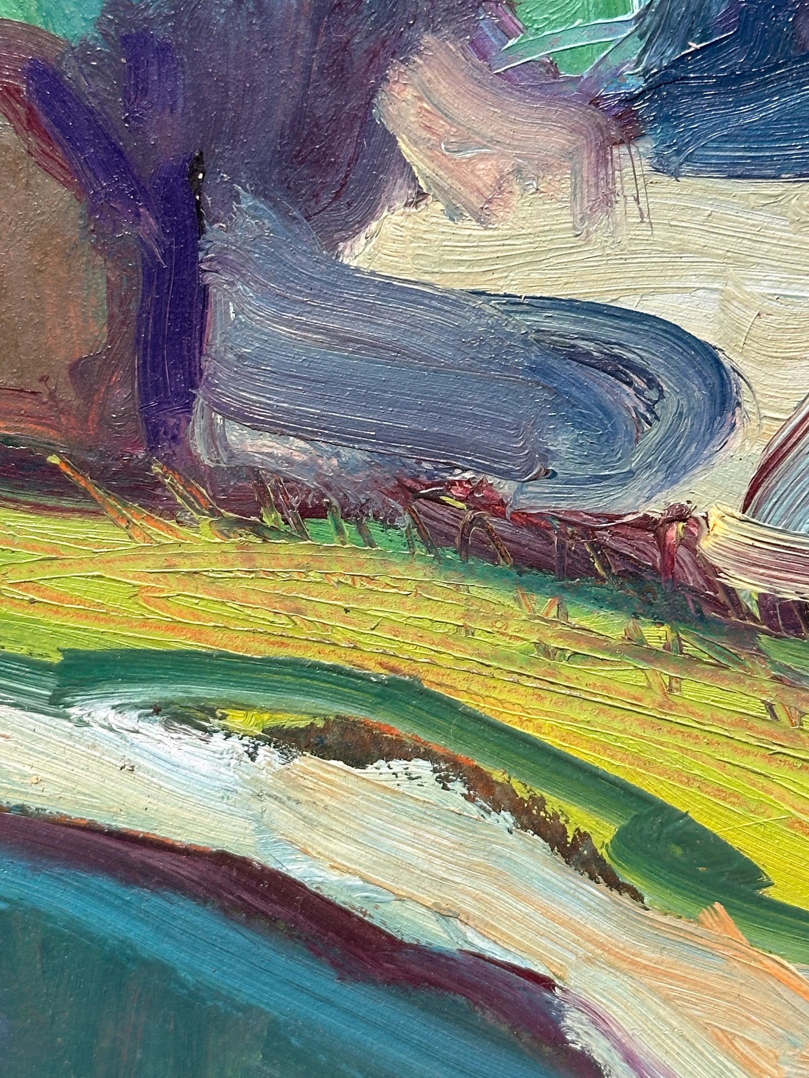 Wall Decor Berkeley Plein Air Original Oil Painting Hartman - 5
