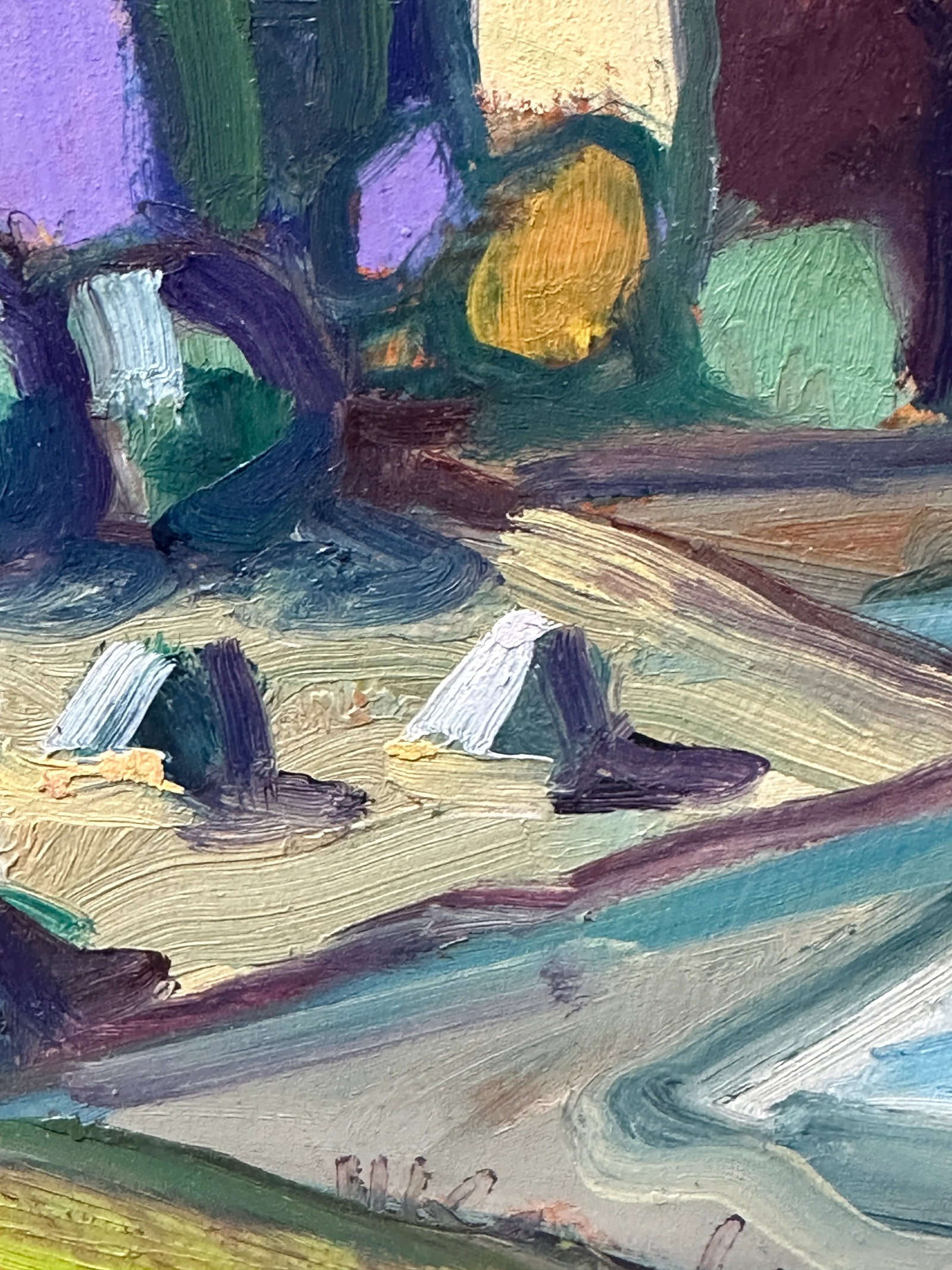 Wall Decor Berkeley Plein Air Original Oil Painting Hartman - 6