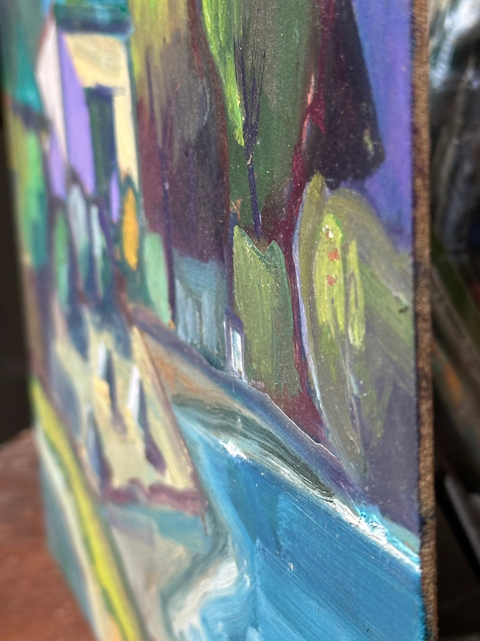 Wall Decor Berkeley Plein Air Original Oil Painting Hartman - 7