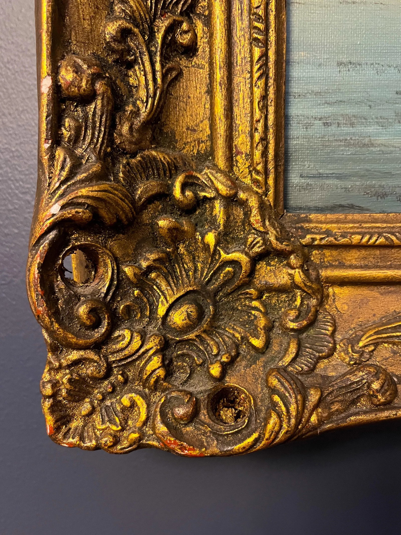 Early 20th Century Signed Impressionist Painting by Berend Adrianus Bongers in Original Giltwood Fra - 7