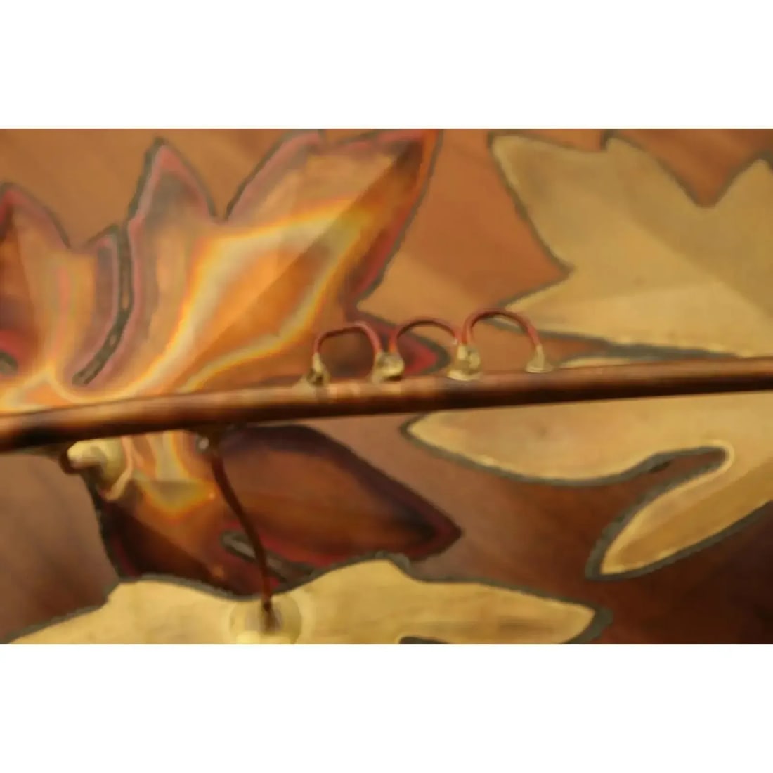 Curtis Jere-Style Signed Copper & Brass Leaves Sculpture - 17