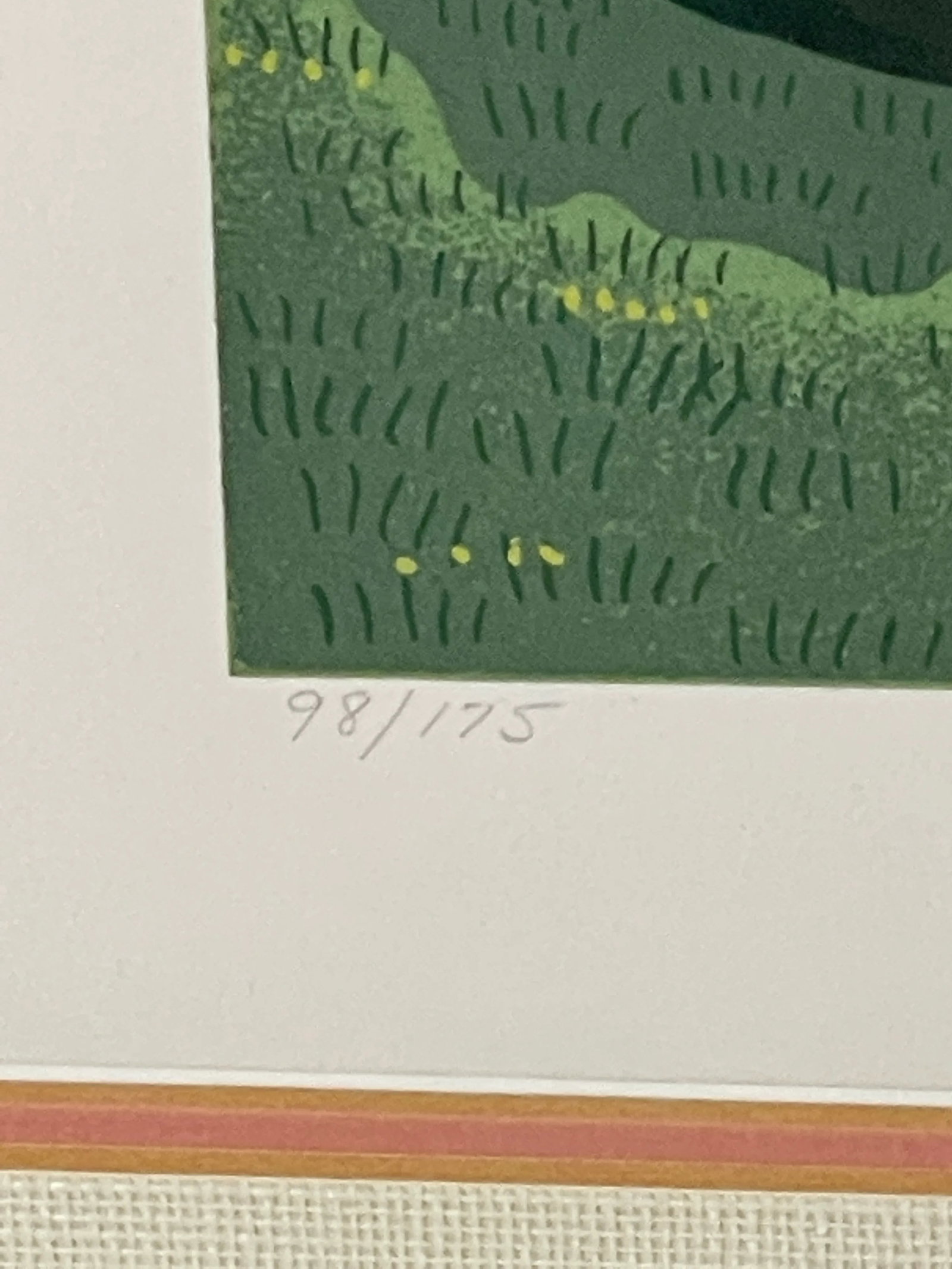 Late 20th Century Rare Thomas McKnight Serigraph on Canvas Limited Hard to Find - Numbered & Signed - 10