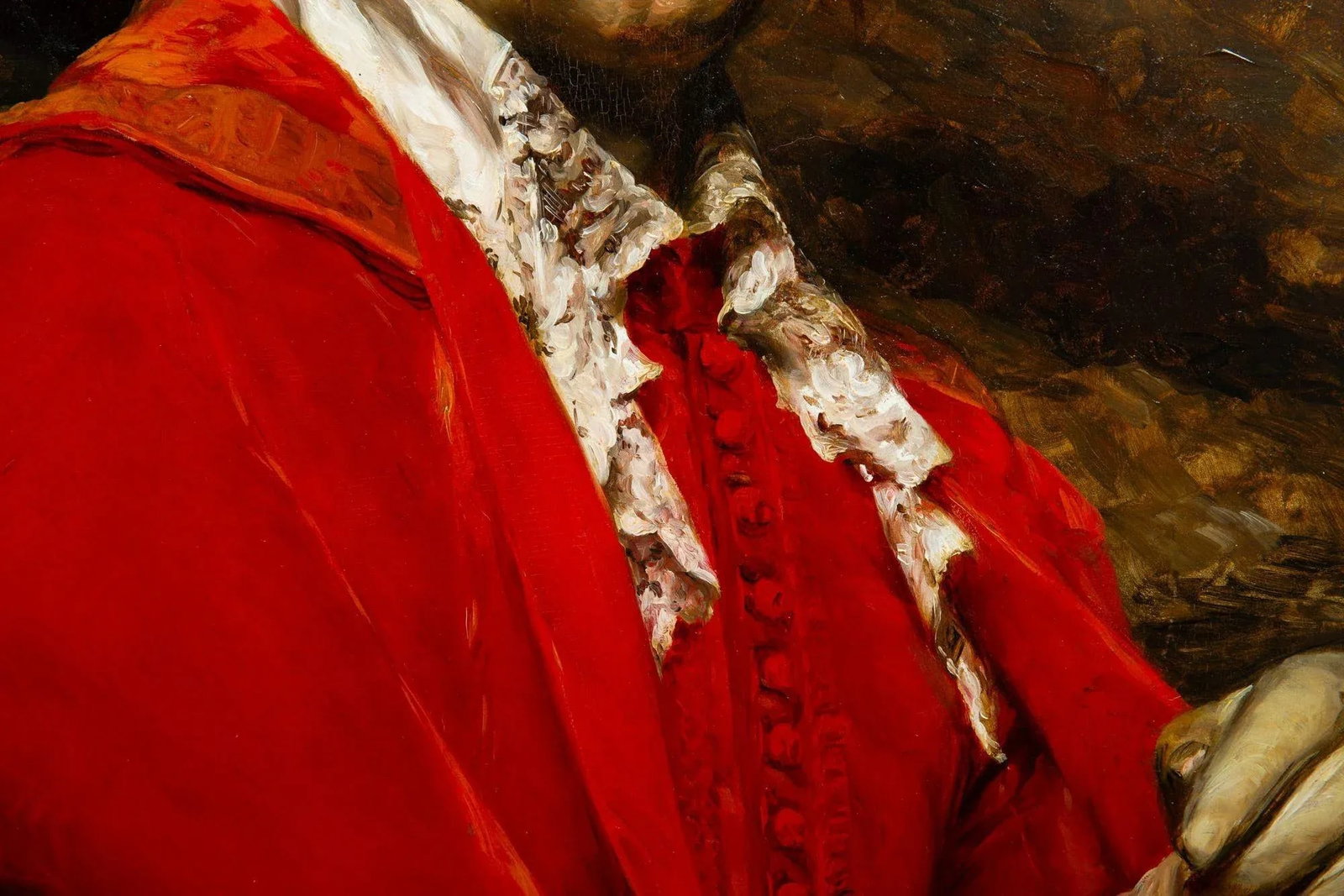Ferdinand Roybet (French, 1840-1920) Portrait Painting of a Cavelier Ca. 1900 - 7