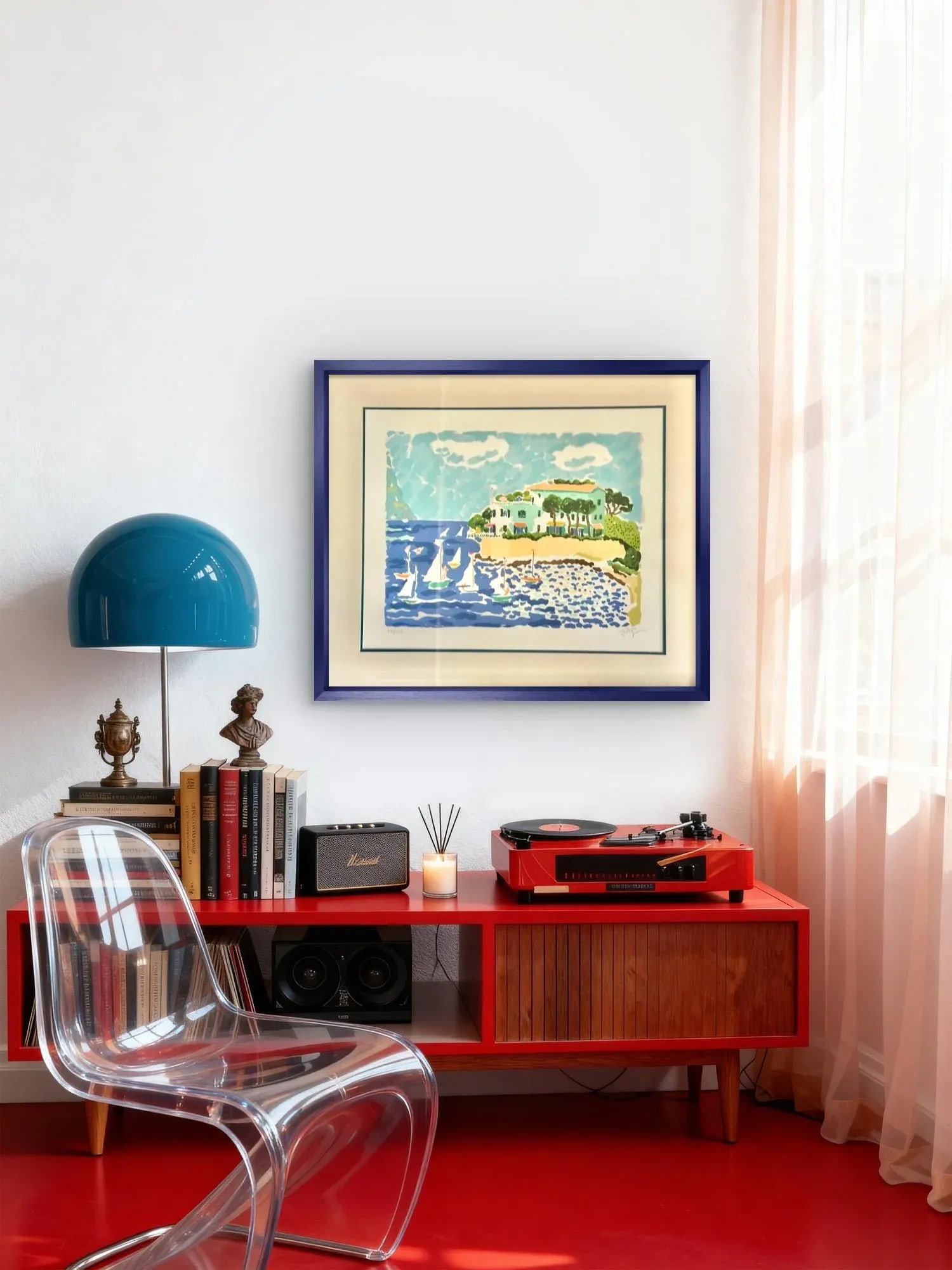 Original Lithograph Seaside John Botz Signed and Numbered 246/250 - 2