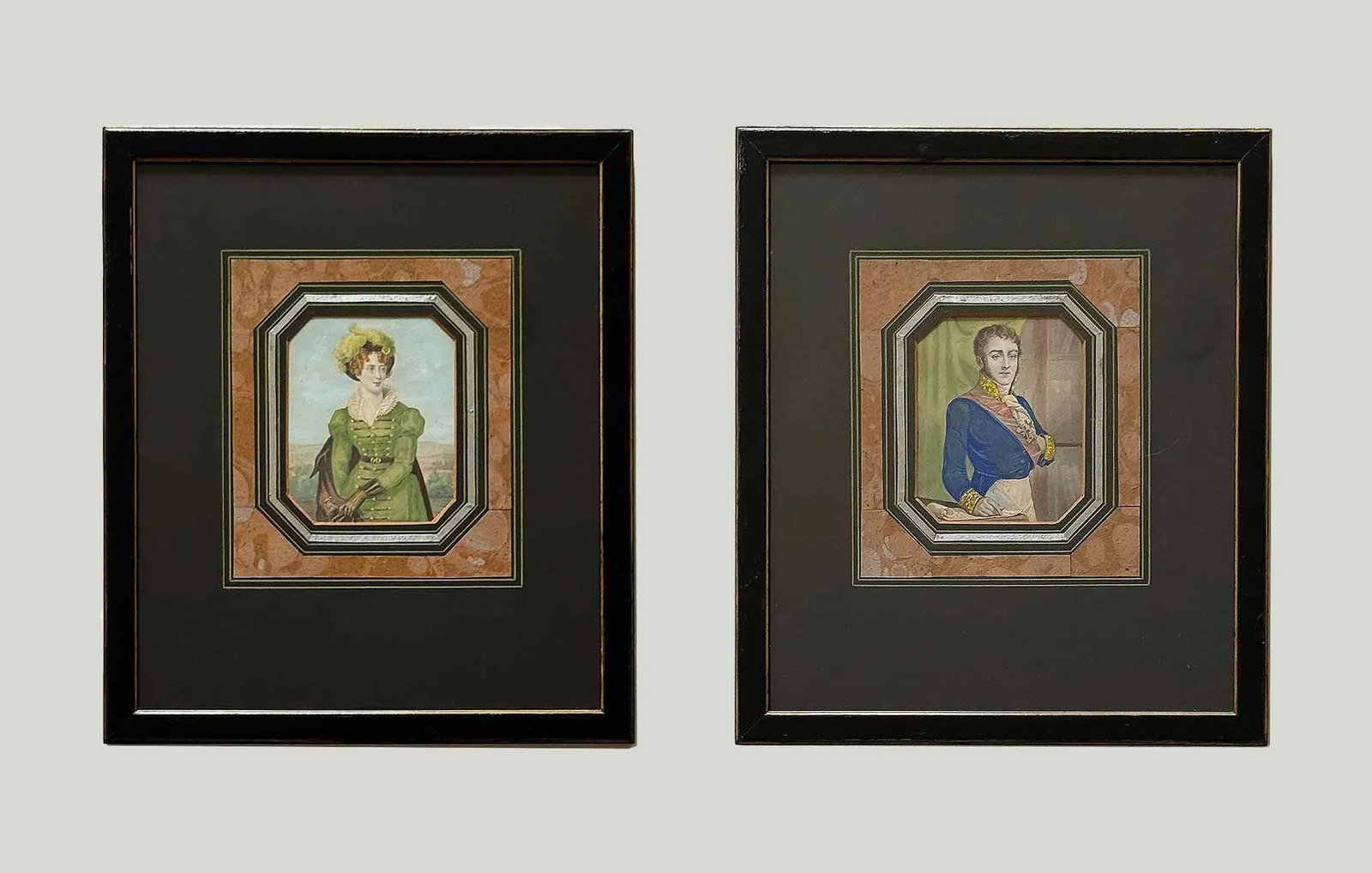 Antique Etchings (Portraits) - A Pair - 12