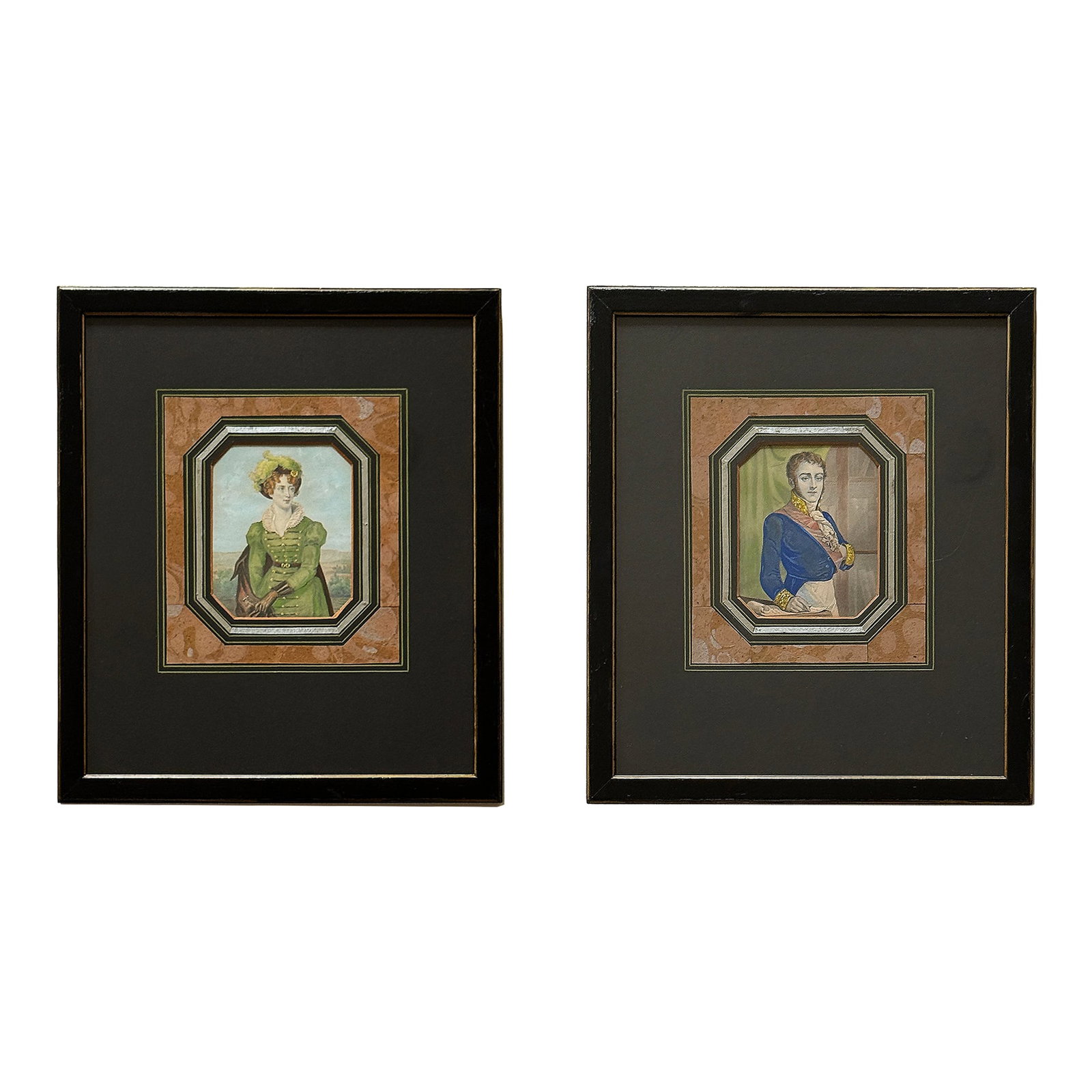 Antique Etchings (Portraits) - A Pair (1 of 12)
