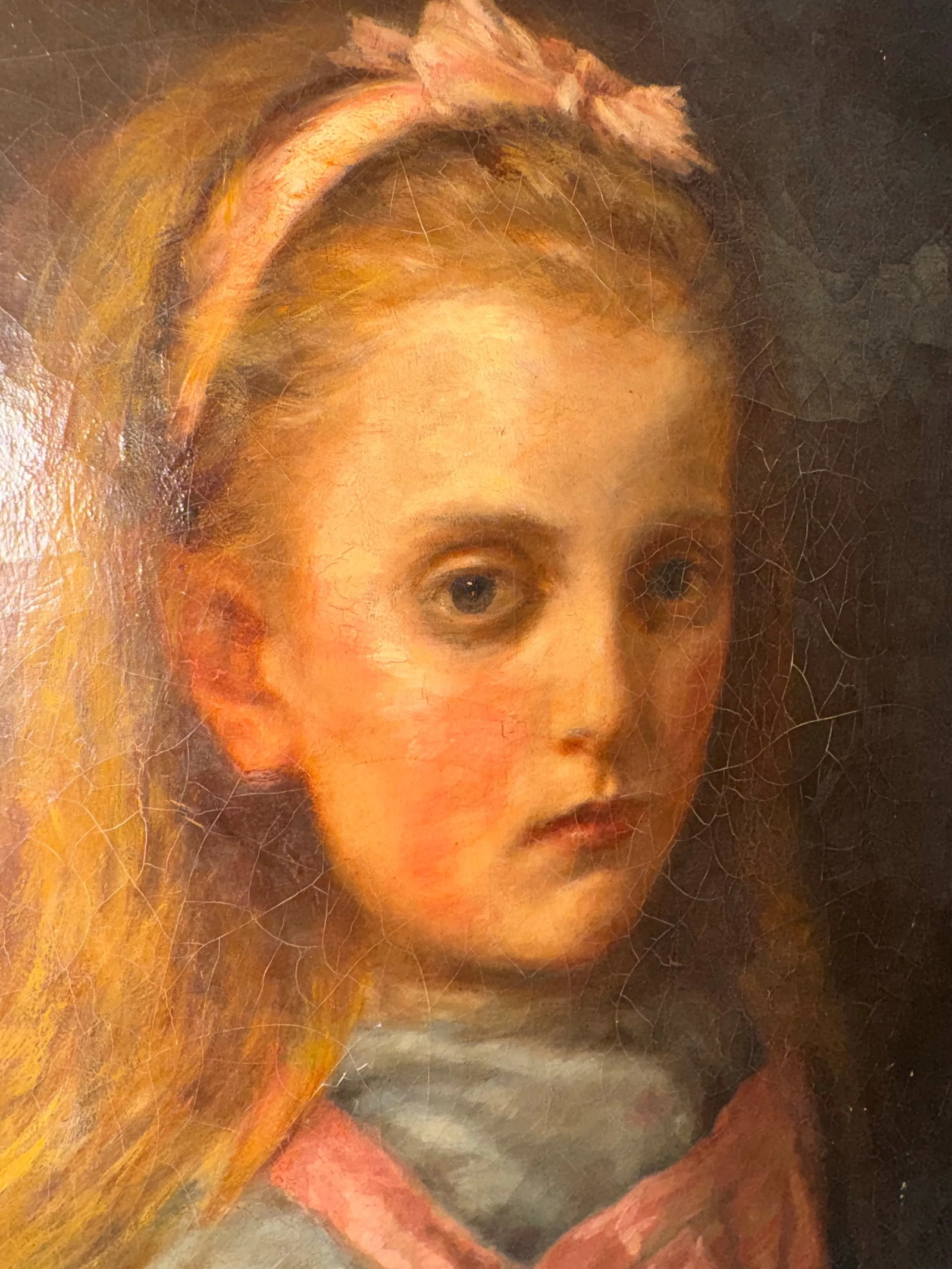 Alice in Wonderland Portrait, Oil Painting, Circa 1800s - 10