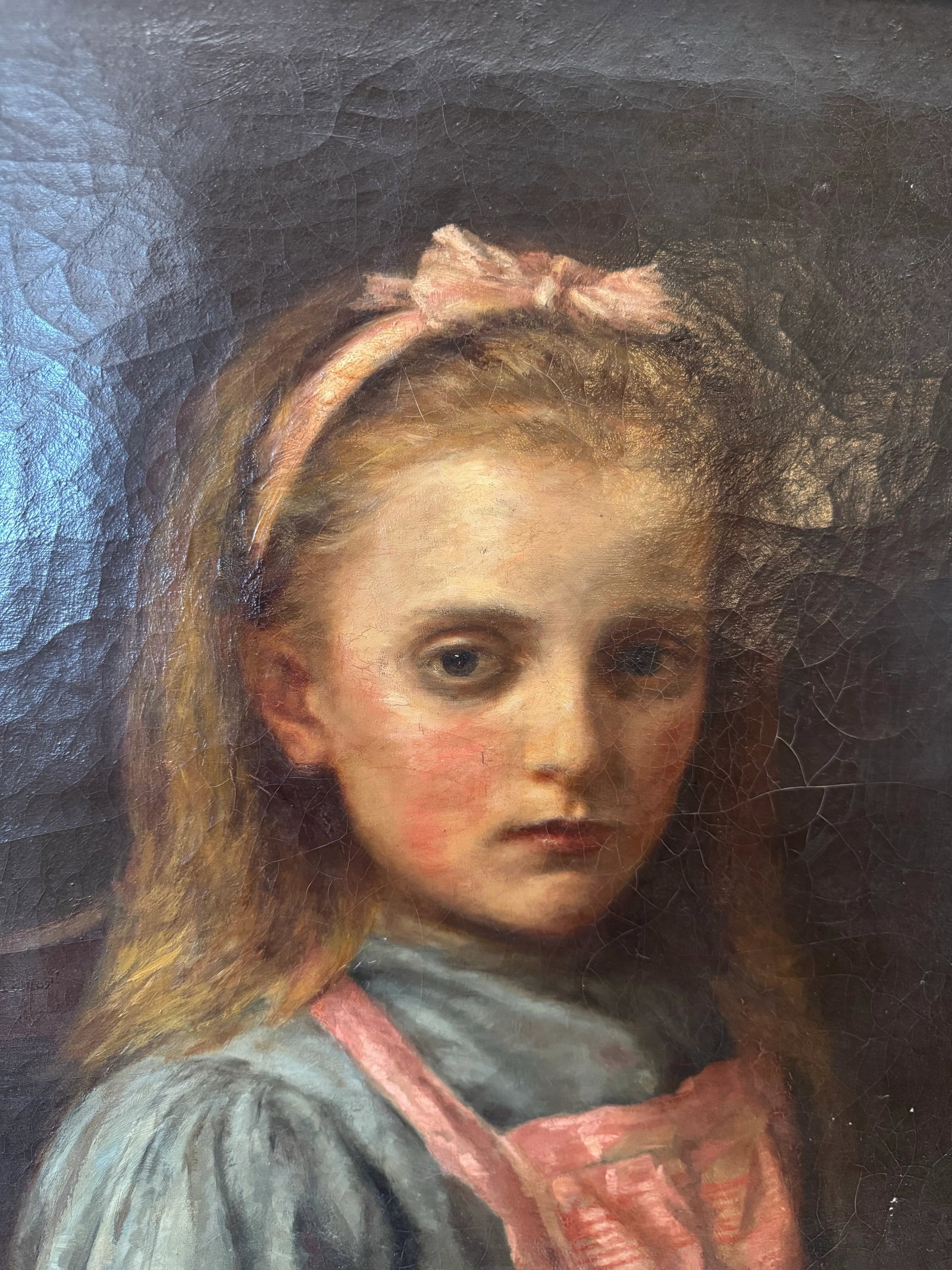 Alice in Wonderland Portrait, Oil Painting, Circa 1800s - 6