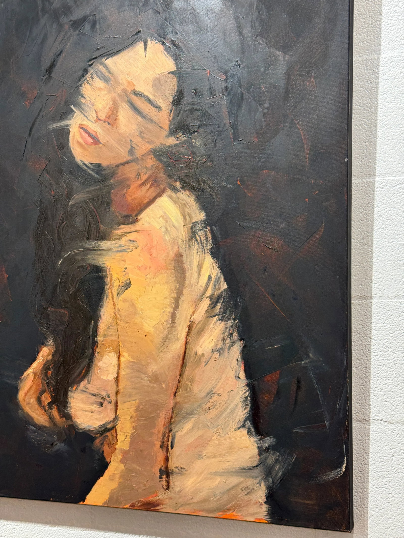 Expressive Portrait of a Woman in Oil - 2