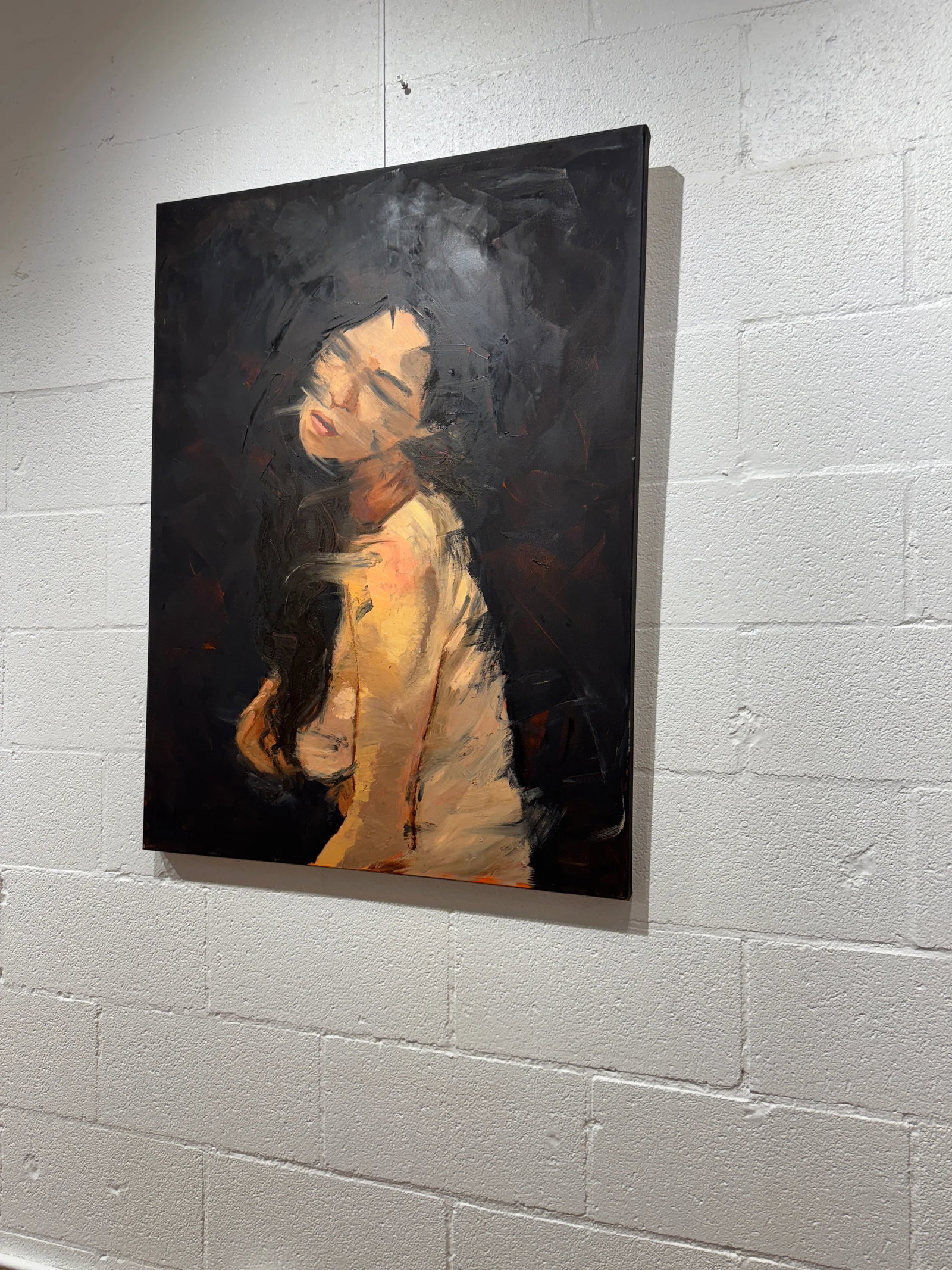 Expressive Portrait of a Woman in Oil - 3