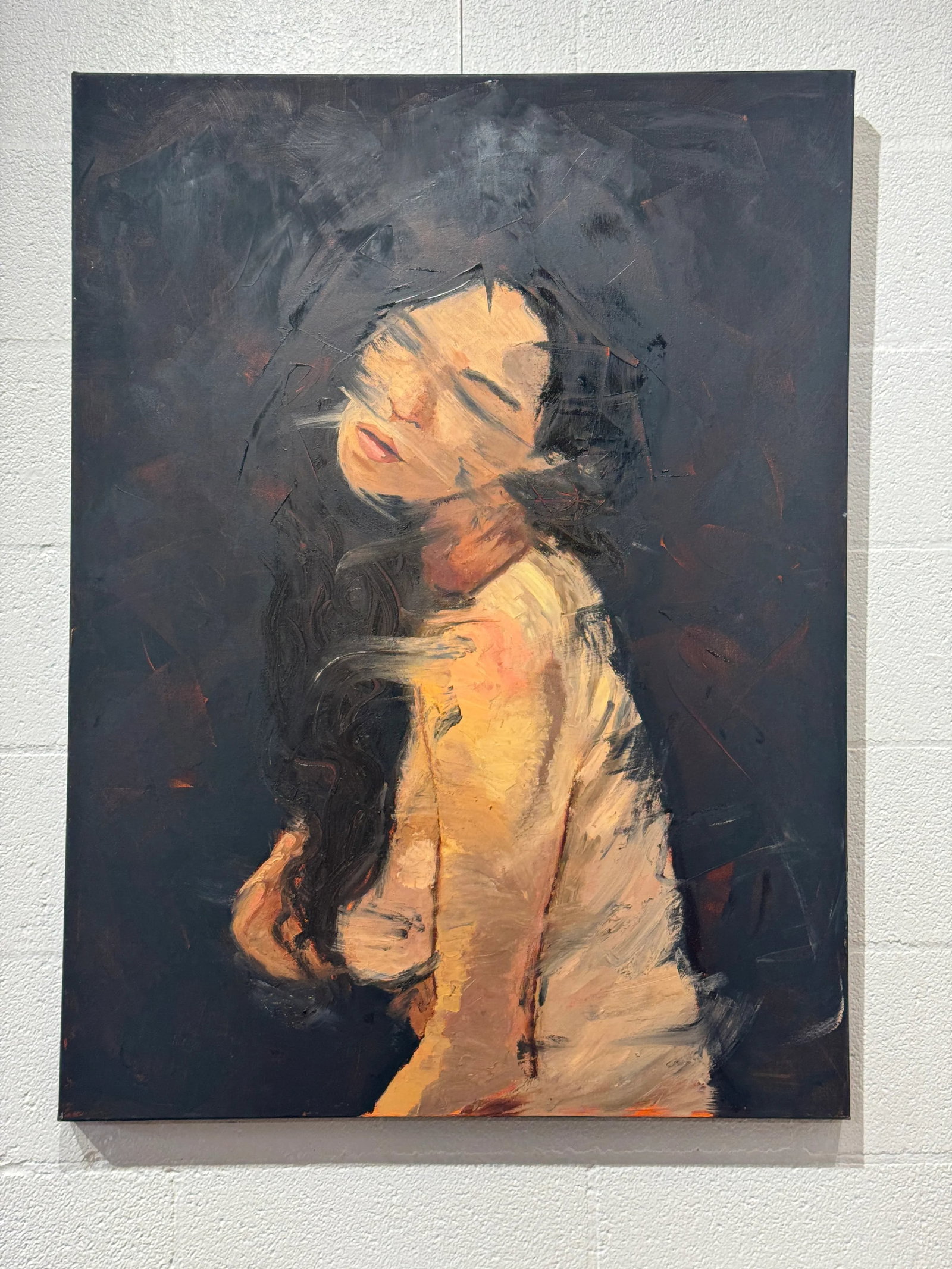 Expressive Portrait of a Woman in Oil - 6