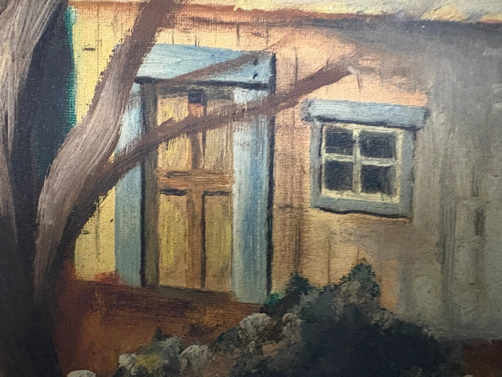 1950s Vintage Painting - Charles Burchfield Style - 4