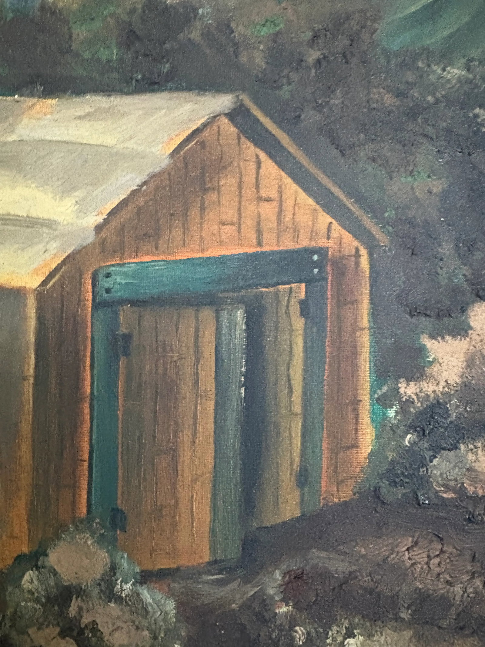 1950s Vintage Painting - Charles Burchfield Style - 6