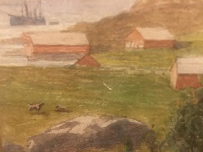 British School "Mountain Landscape", Watercolor, Framed, Unsigned, 19th Century - 7