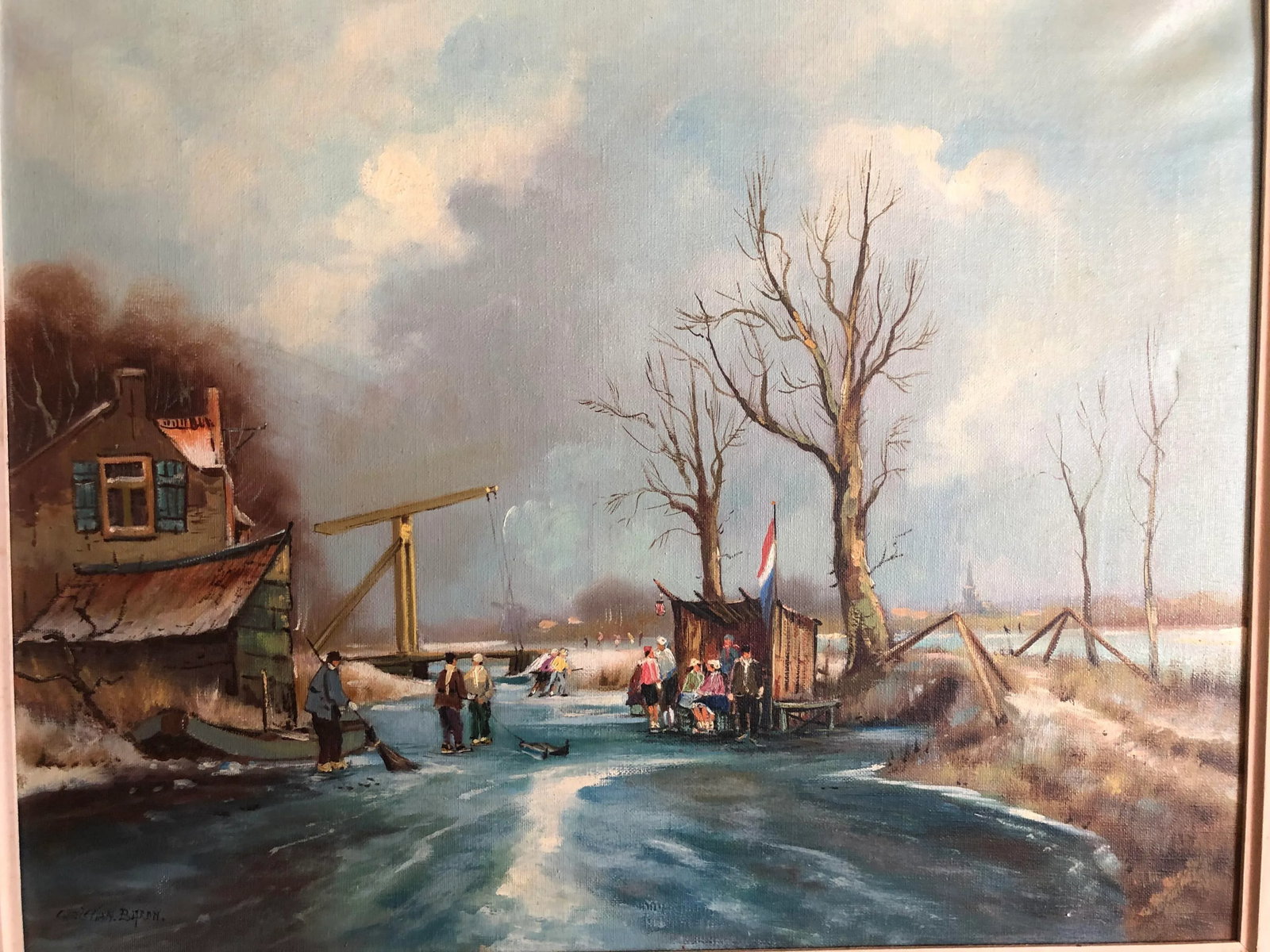 Impressionist Painting by Dutch Artist Christian Baron (Harrij Van Dongen) - 2