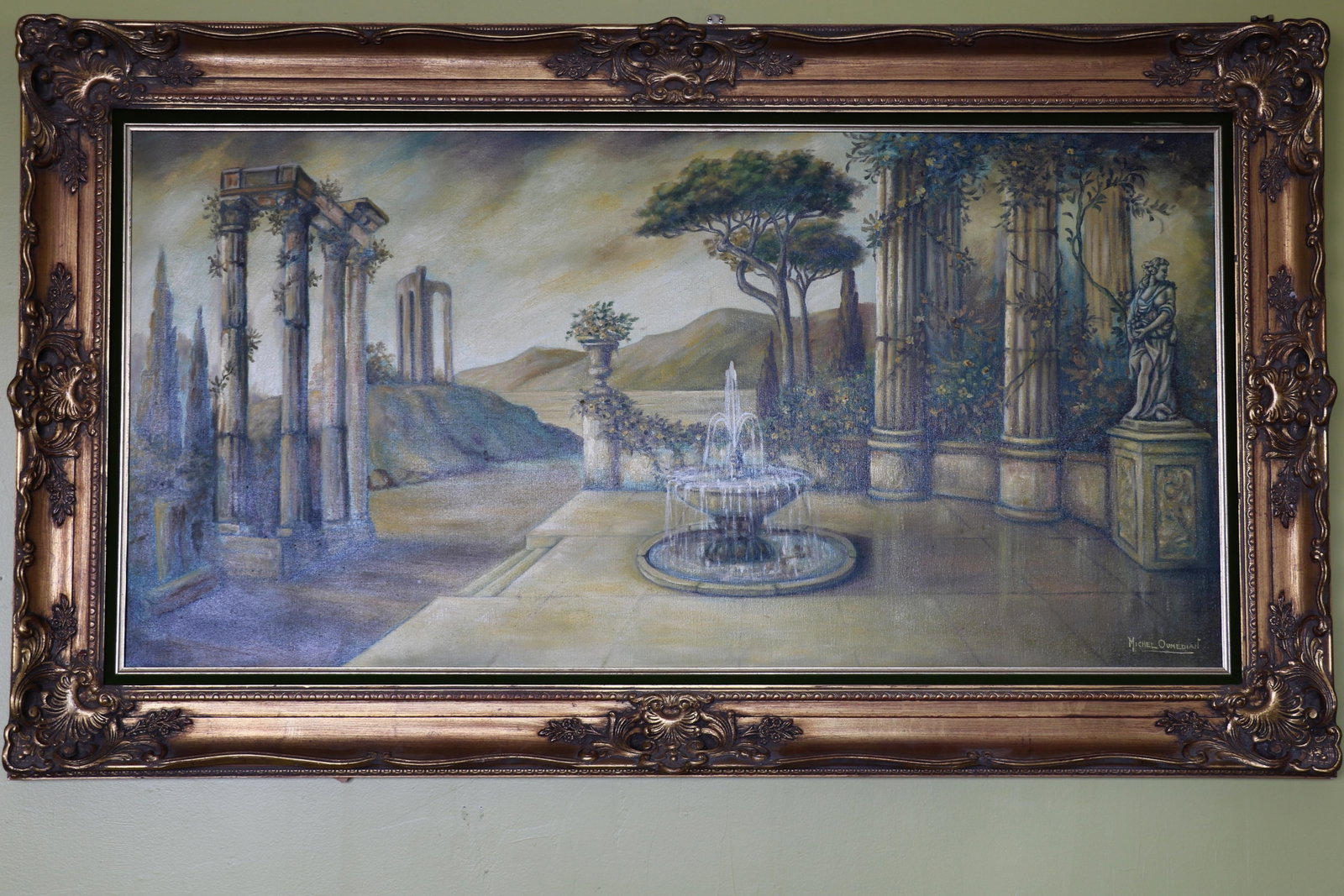 Michel J. Oumedian Modernist French Landscape - 13