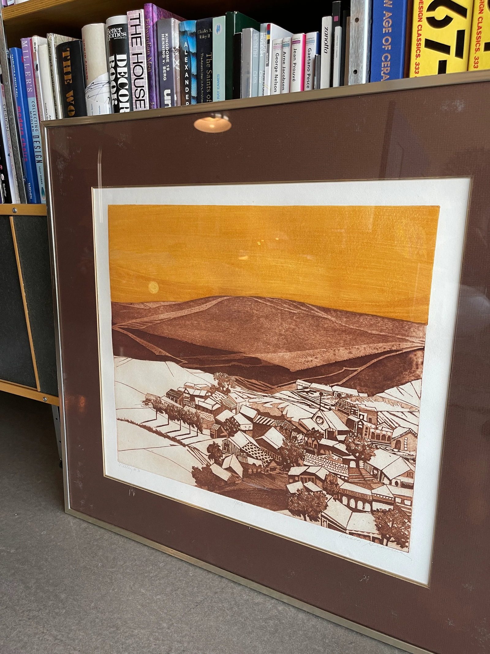 1970s Original Russa Graeme Signed #1 Edition Etching Framed Signed - 9