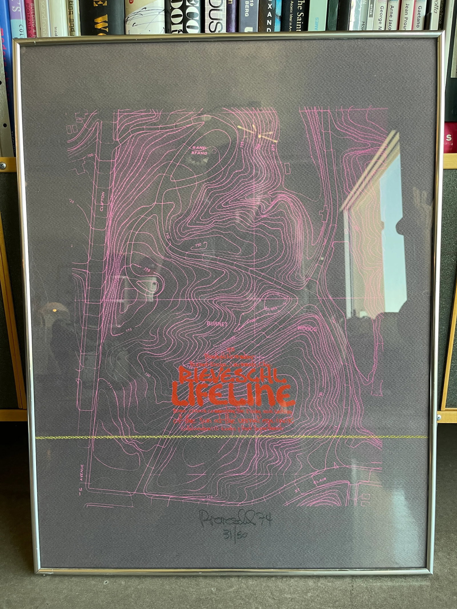 1970s 73 Gary Rieveschl Signed Numbered Lithograph Lifeline Ohio Environmental Installation Crocuses - 6