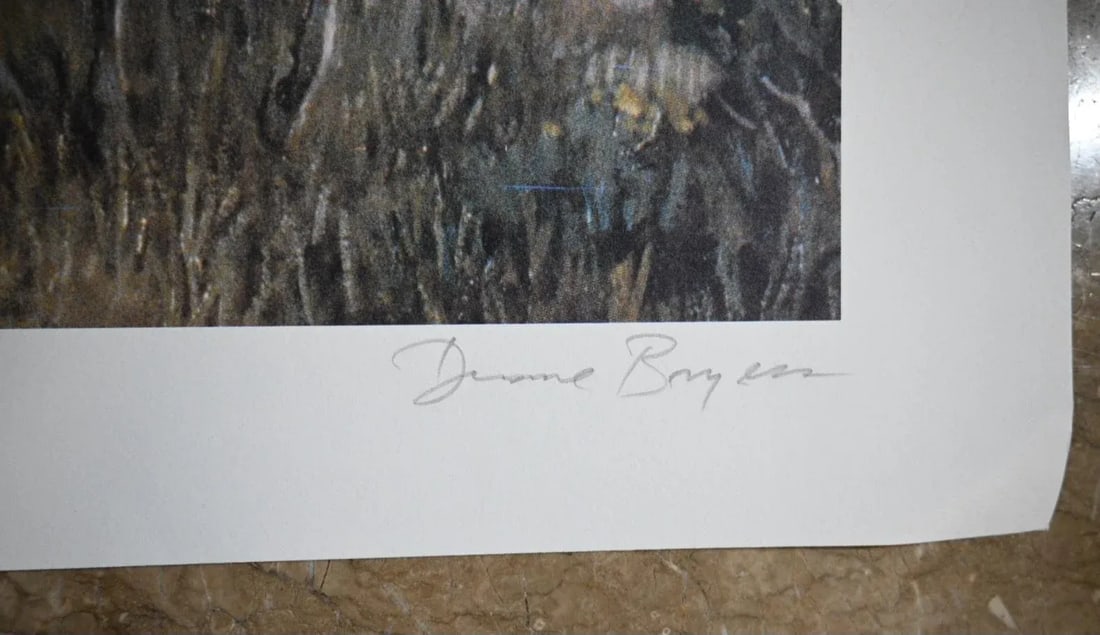 1970s Duane Bryers "The Hunters" Signed Limited Edition Print 52/300 - 4