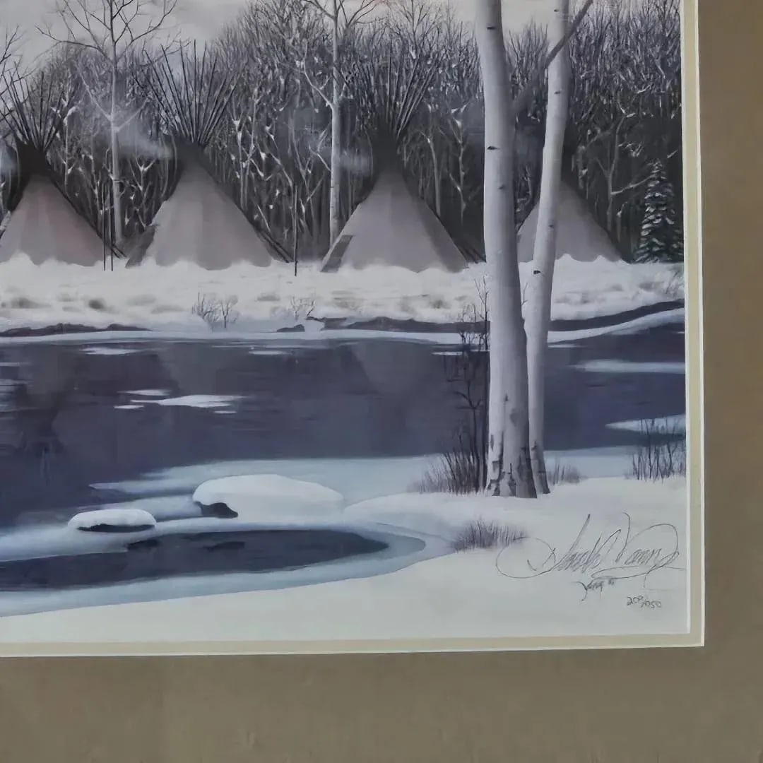 The Mystery" by Donald Vann Limited Edition Lithograph #209/950 Triple Signed & Numbered, Framed - 5