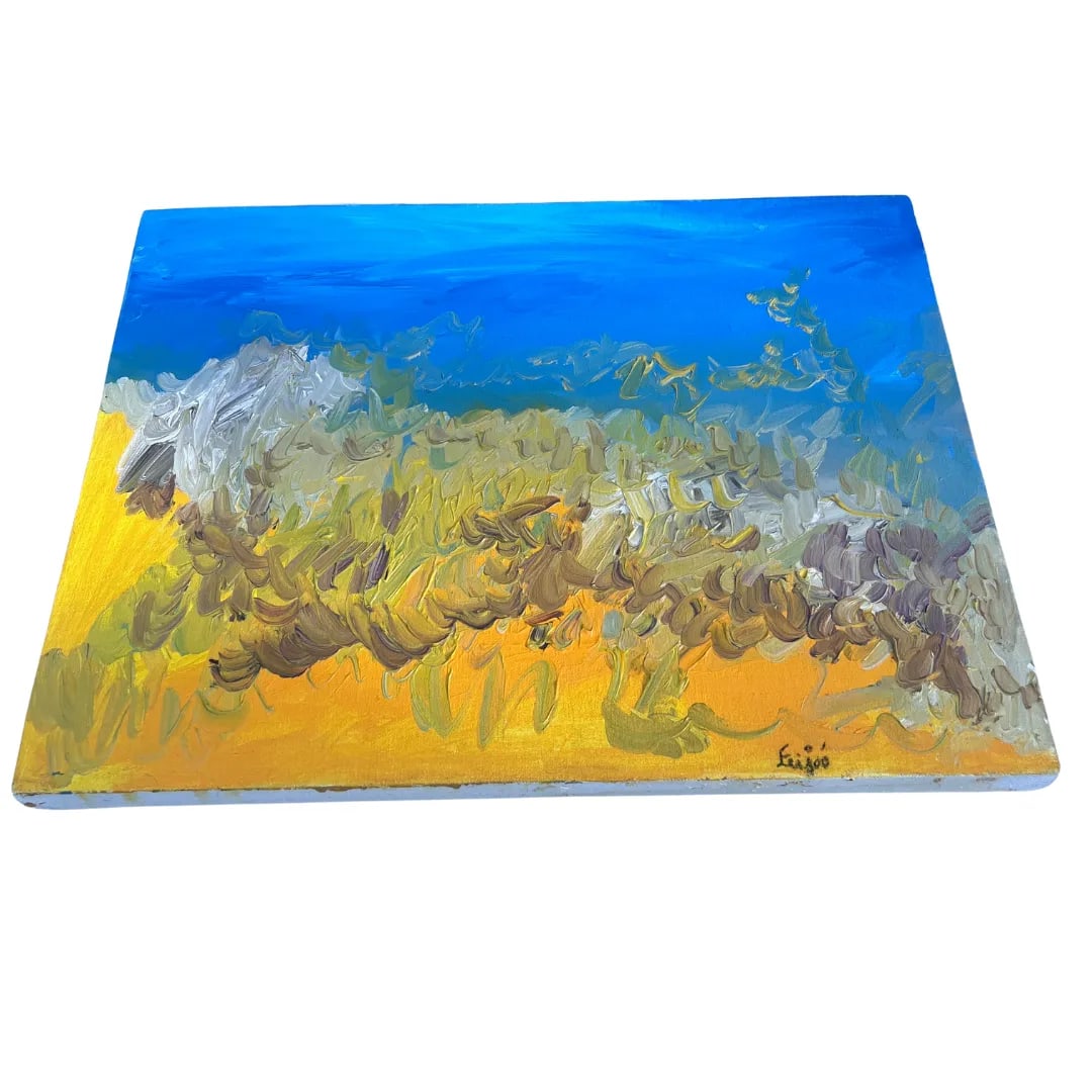 2015 Oil Painting by Tiago Feijoo: "Paisagens Musical", Signed - 3