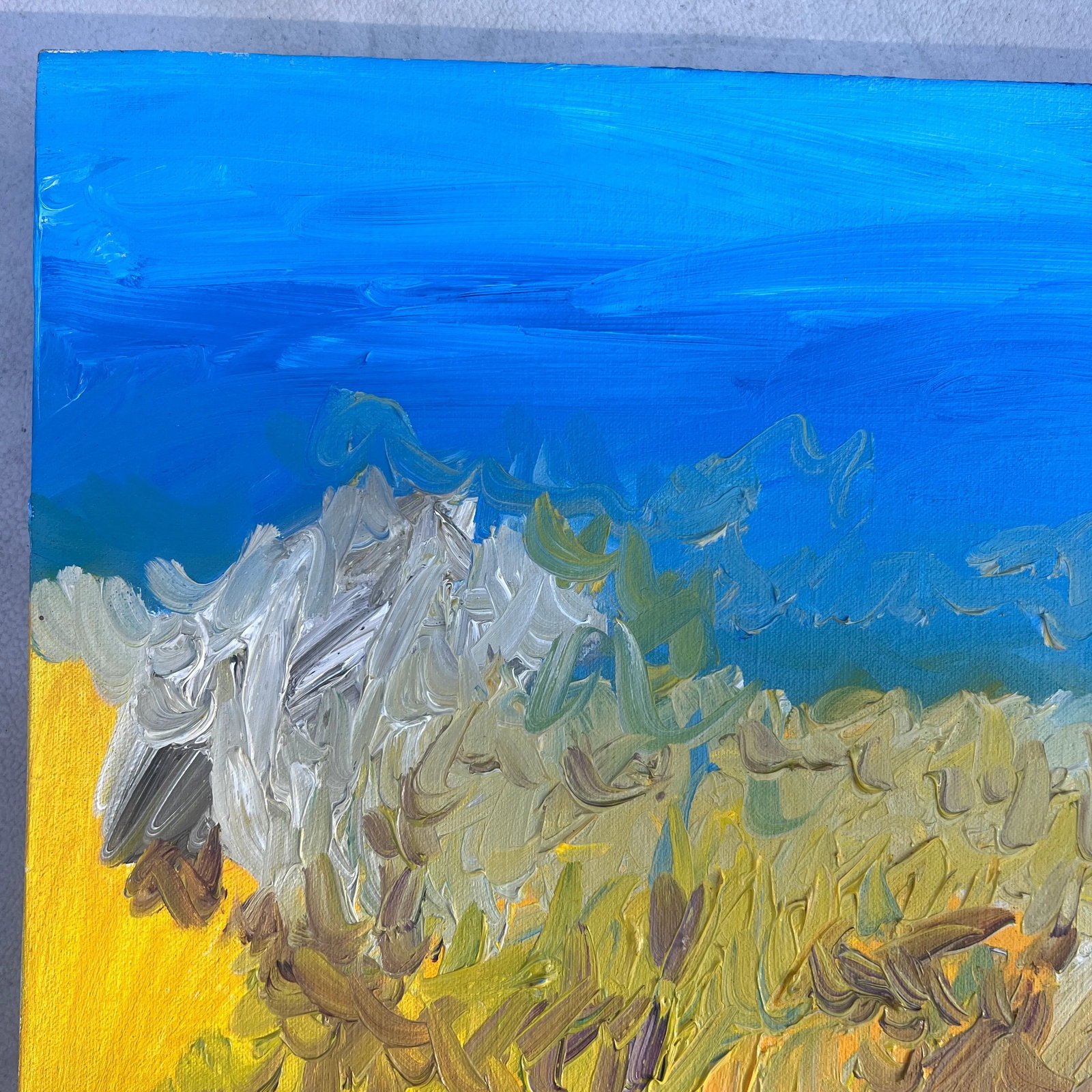 2015 Oil Painting by Tiago Feijoo: "Paisagens Musical", Signed - 4